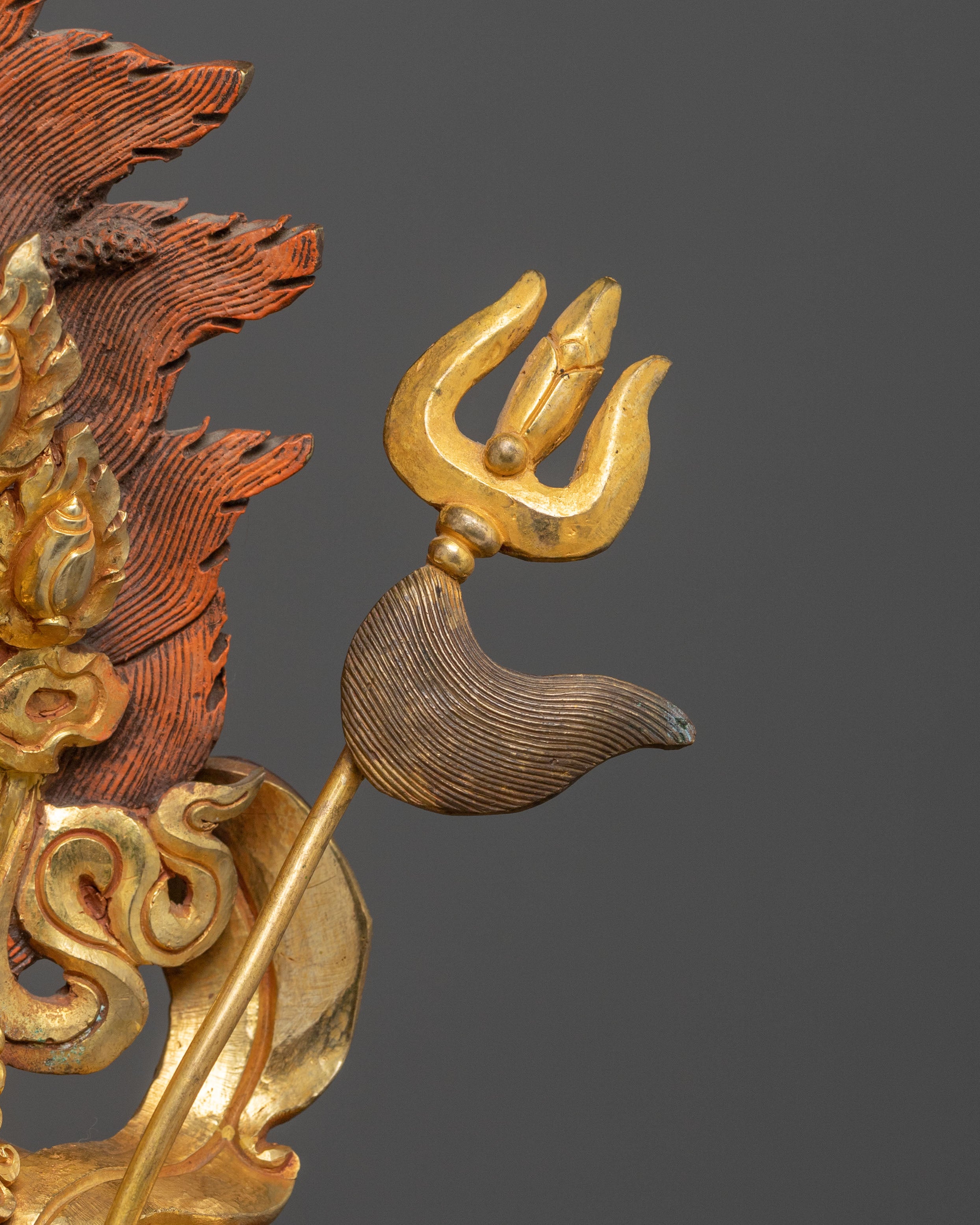White Dzambhala Statue | 24K Gold Gilded Figurine