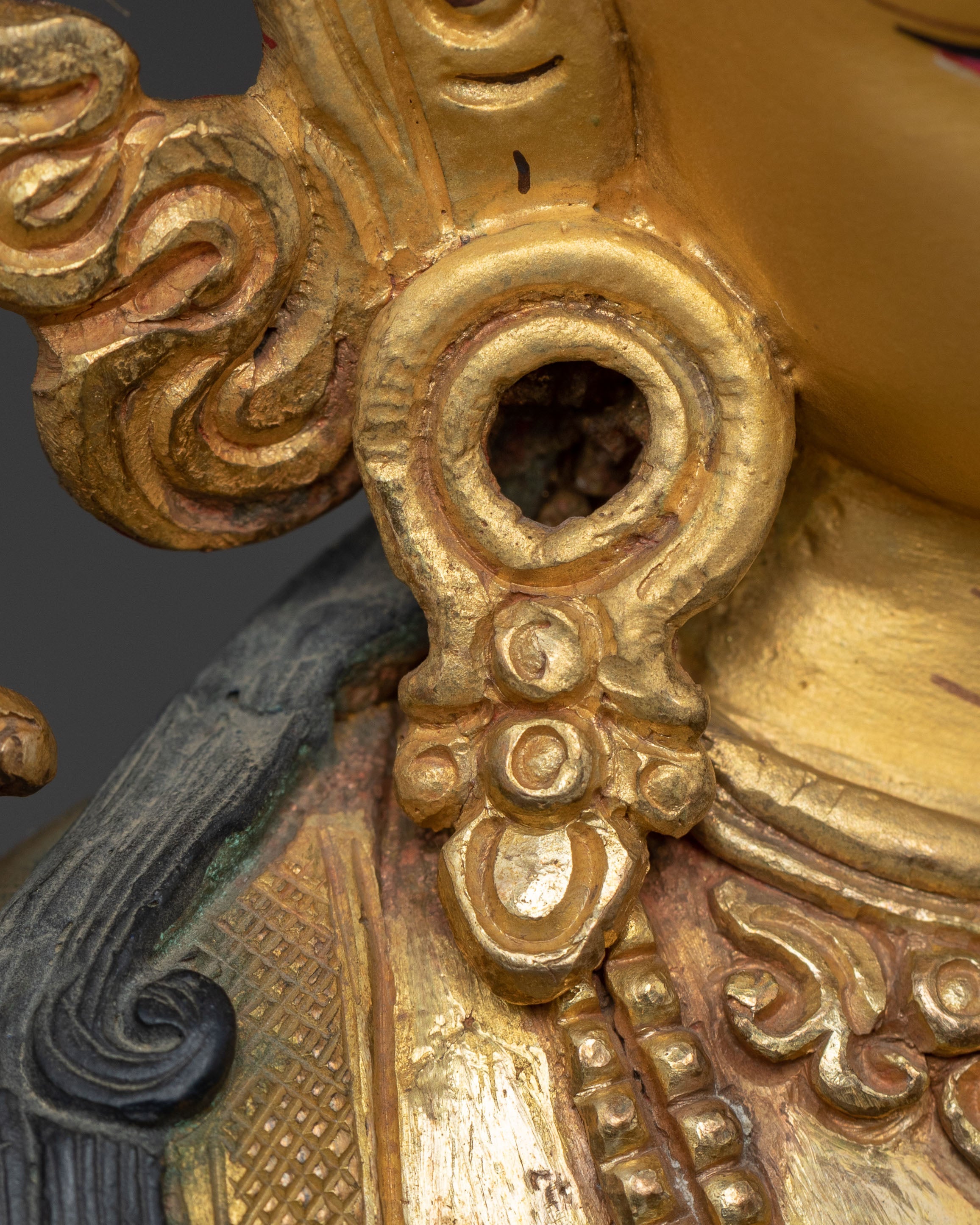Golden Maitreya Buddha Statue | Handmade Future Buddha Artwork