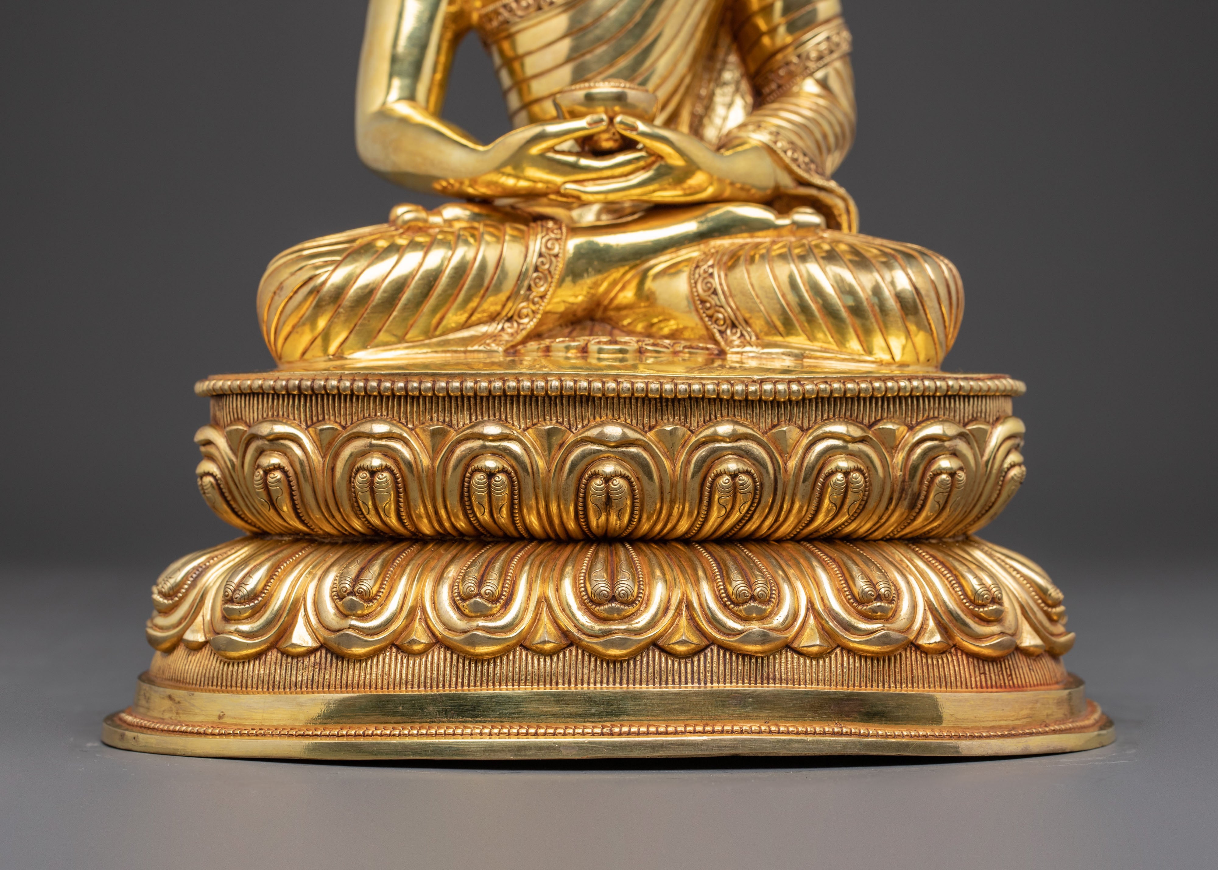 Radiant Three Buddha Statue Set | Shakyamuni, Amitabha, & Medicine Buddha