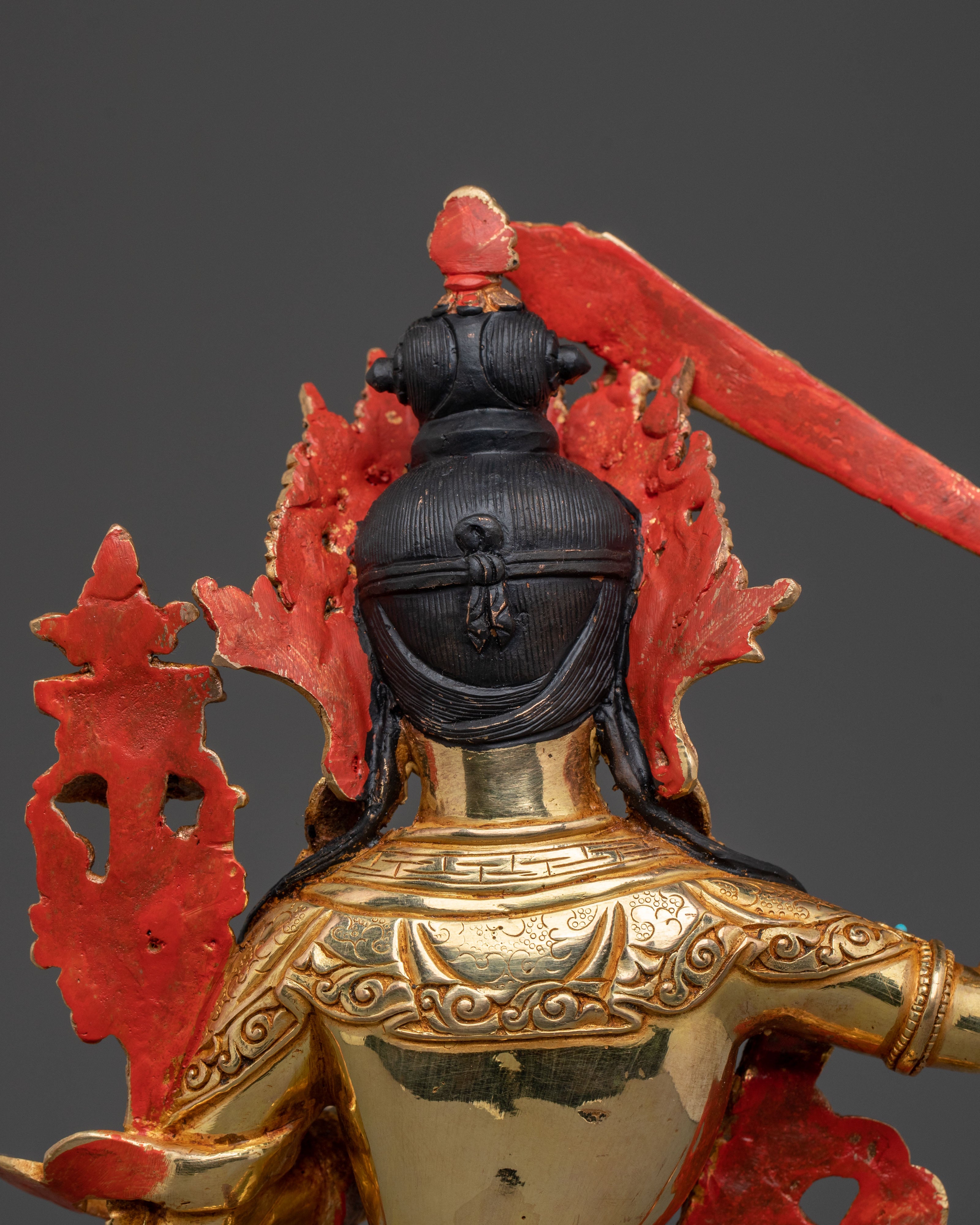 sacred manjushri copper statue | Symbol of Wisdom & Enlightened