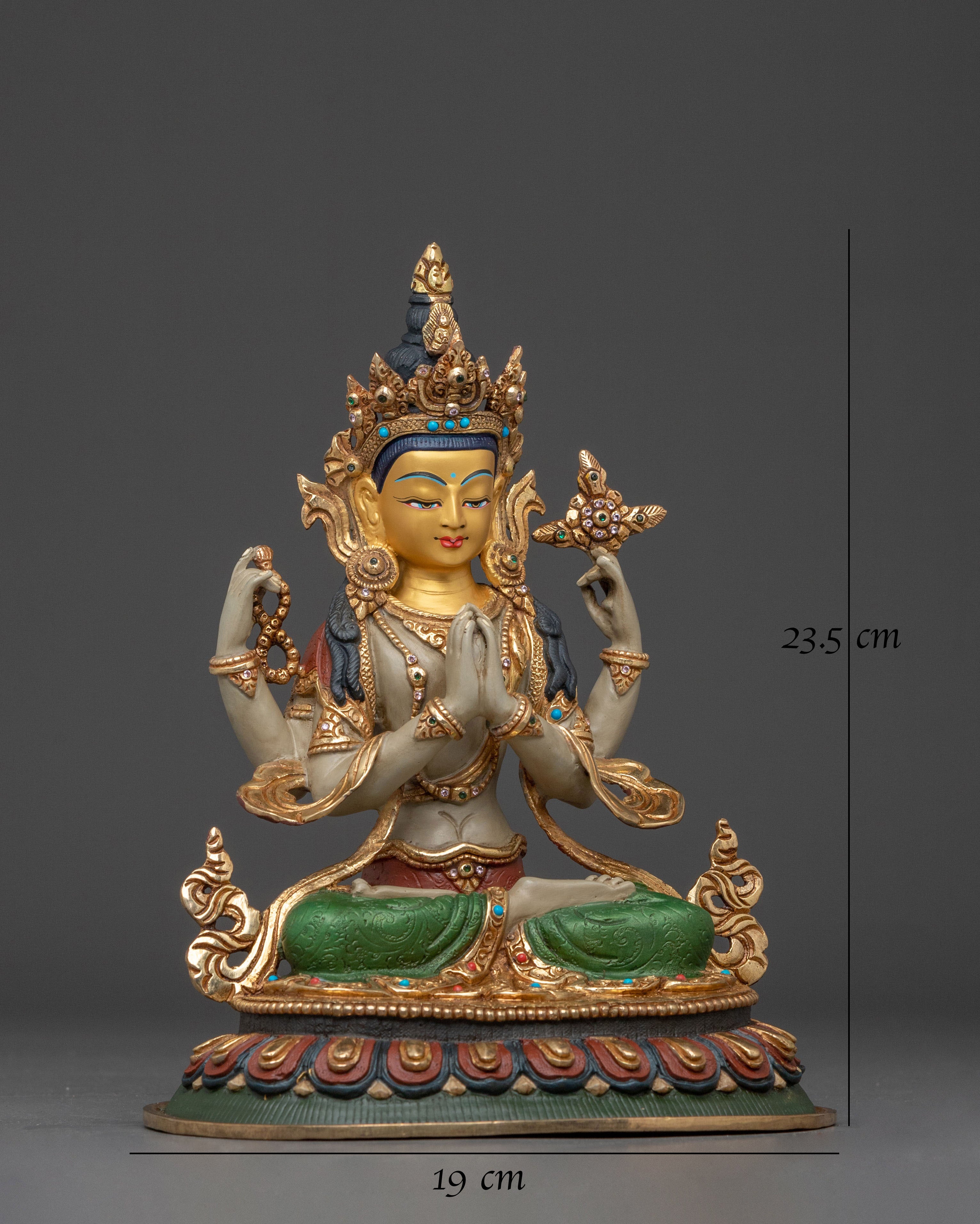Himalayan Chenrezig Statue | Buddhist Decor