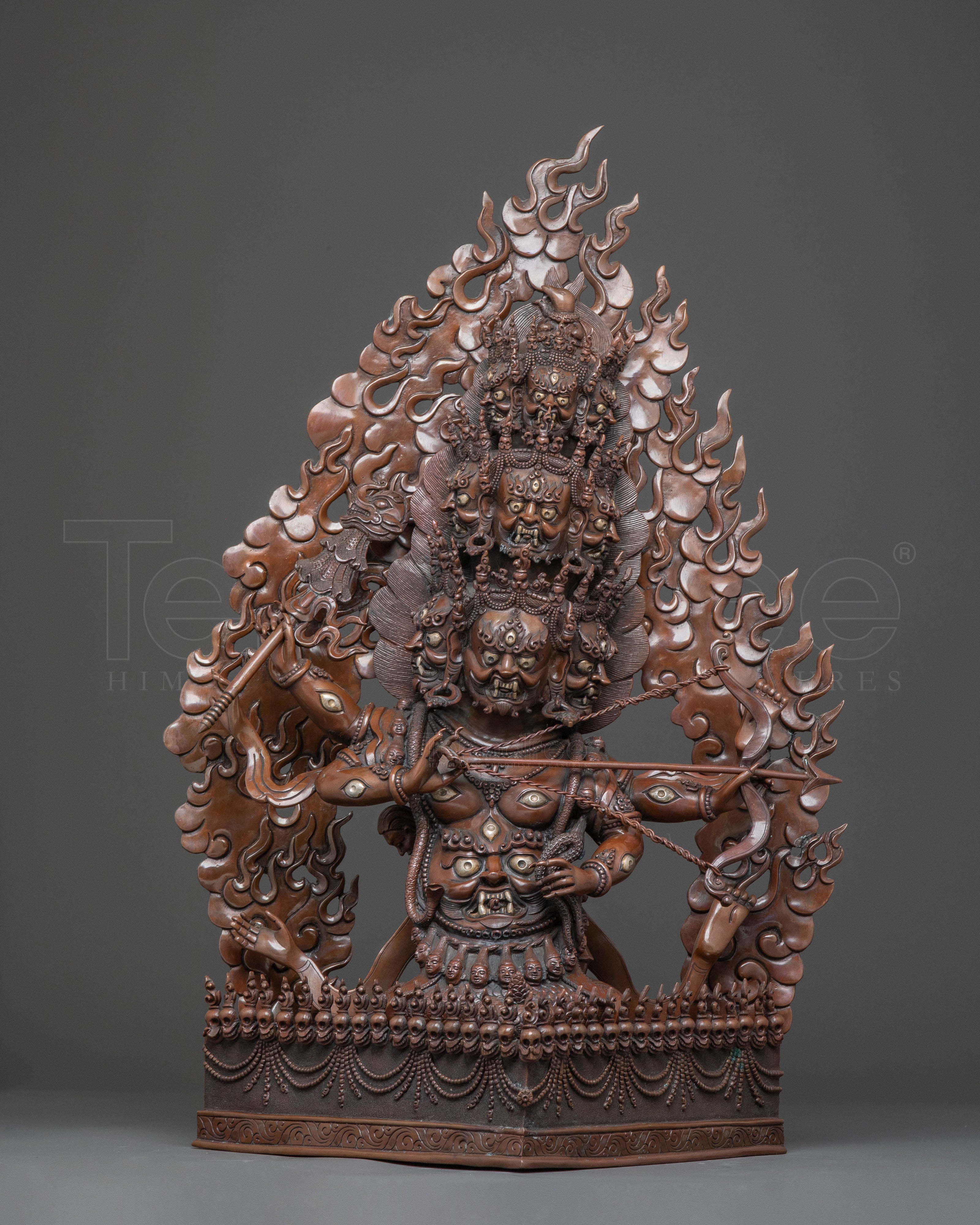Exquisite Copper Statue of Rahula 