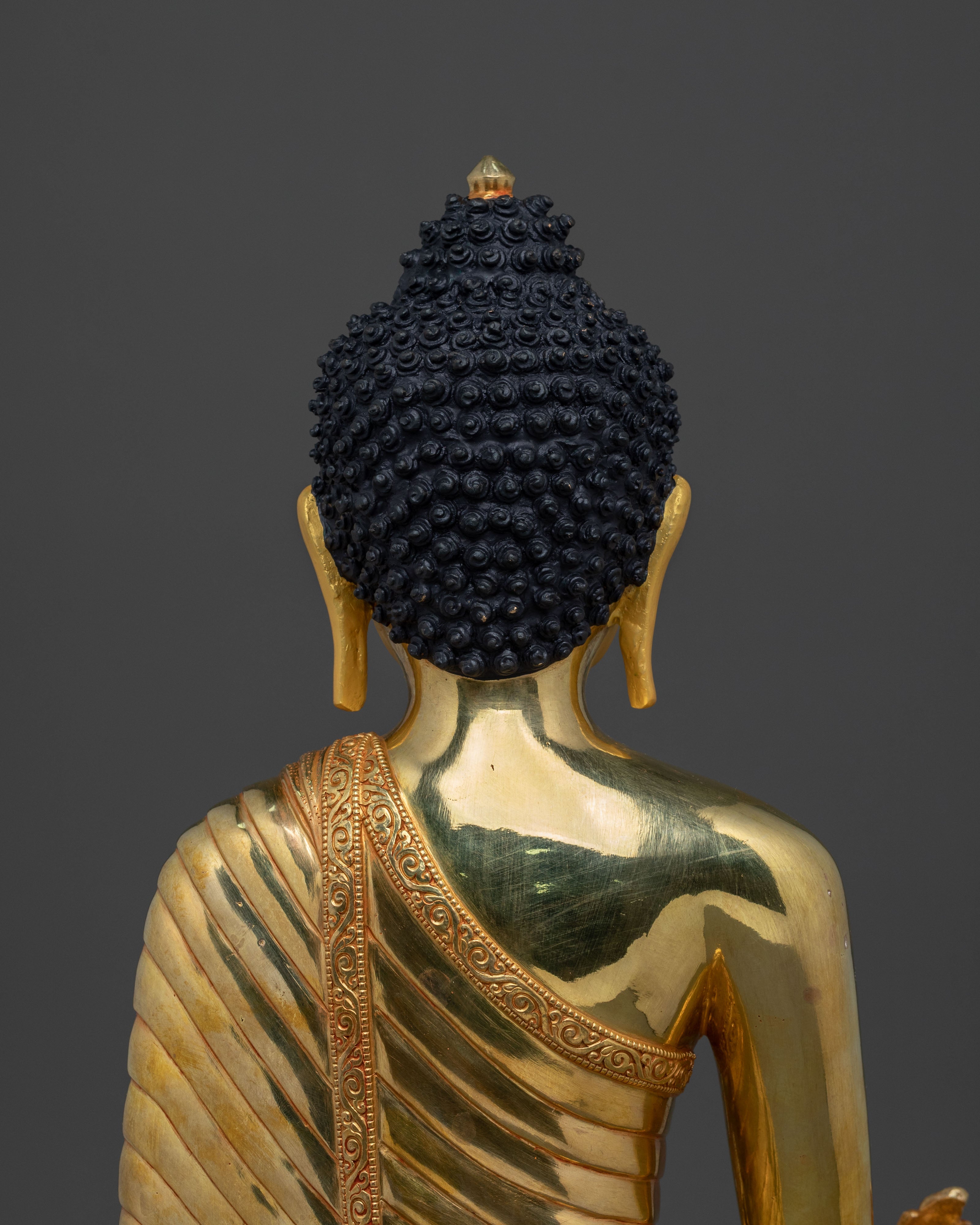 Healing Buddha Bhaisajyaguru Art: 24K Gold Gilded