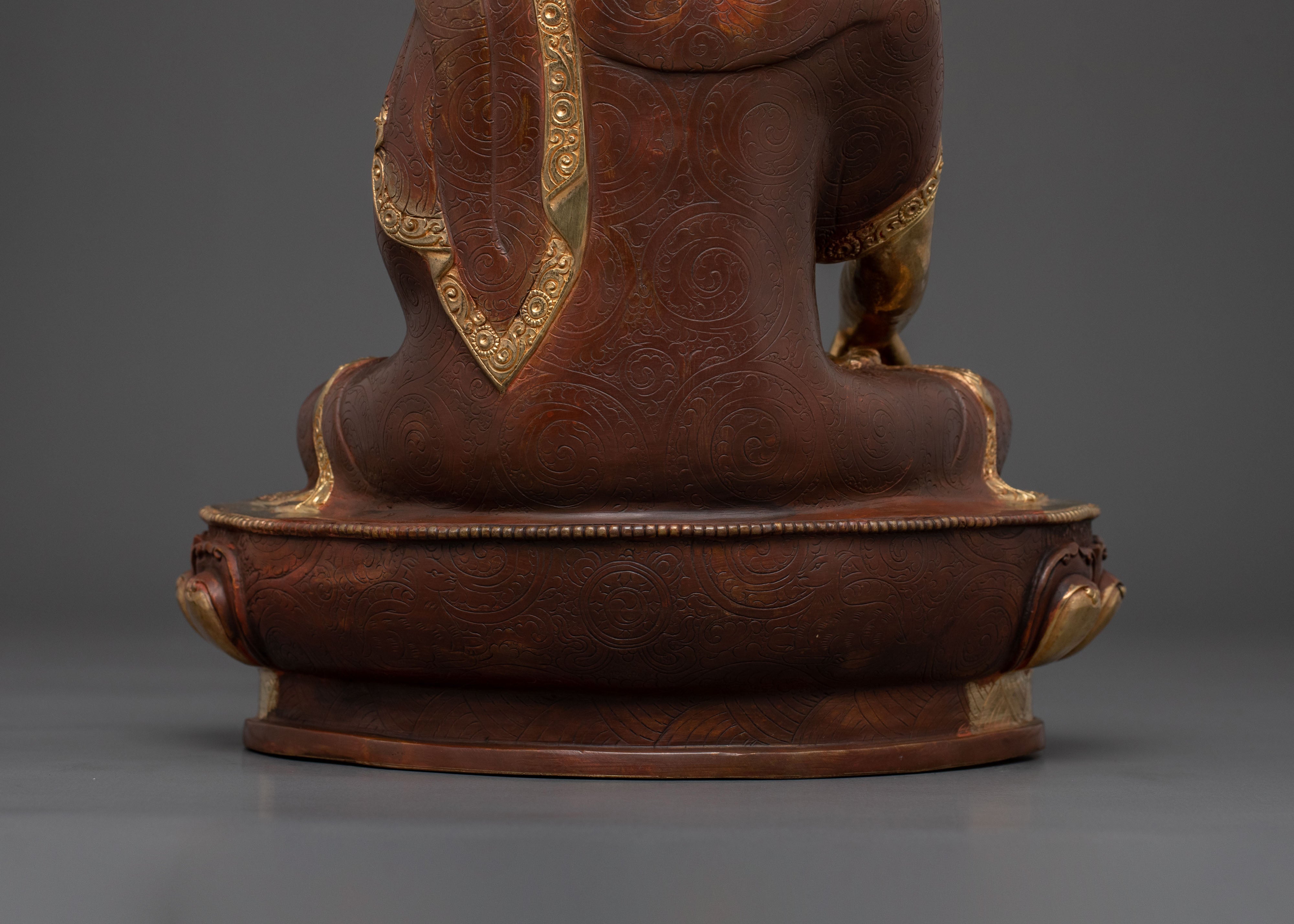 Handmade Shakyamuni Buddha Sculpture Crafted in Nepal