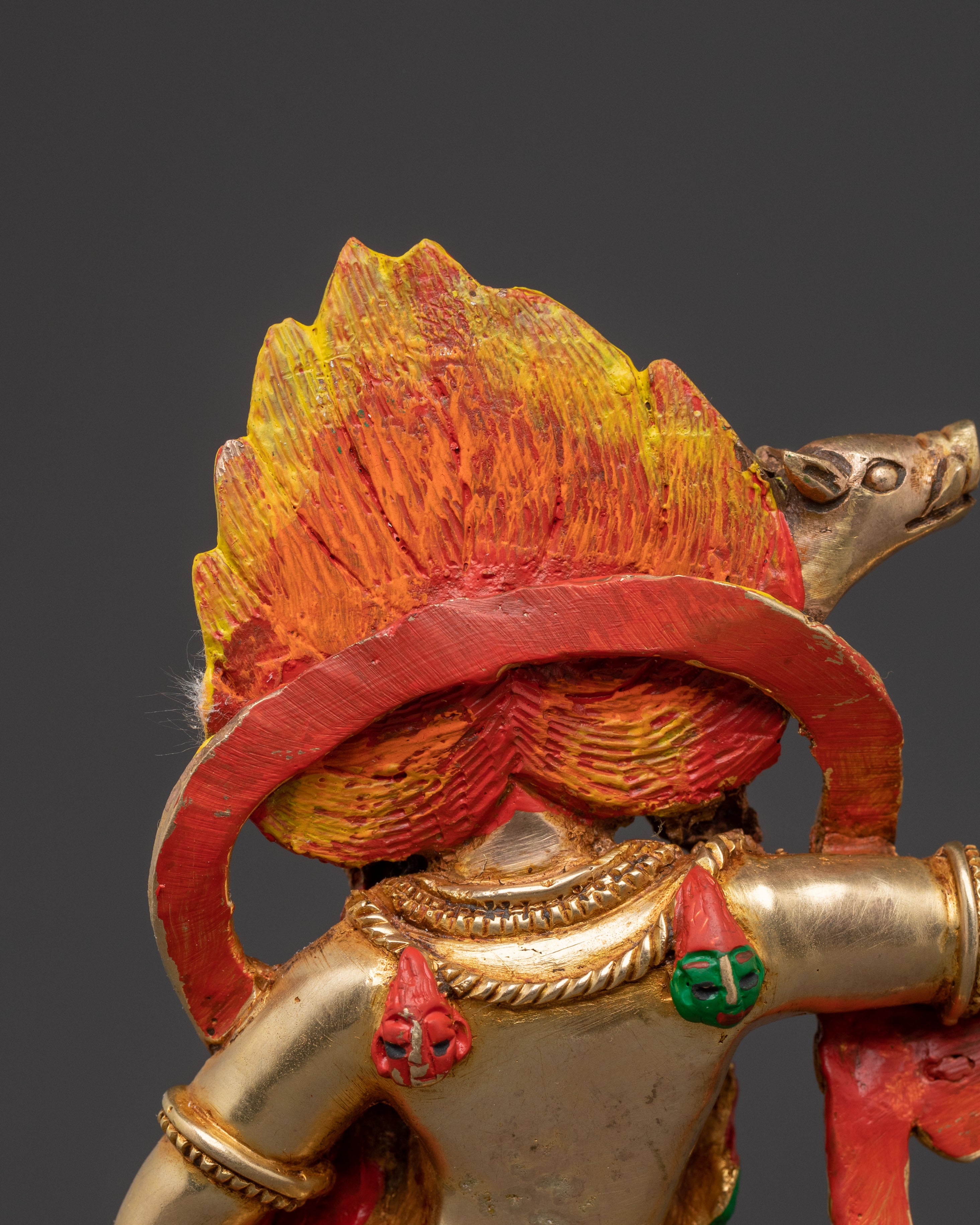 Dorje Phagmo 24K Gold Gilded Statue | Vajrayana Tantric Deity