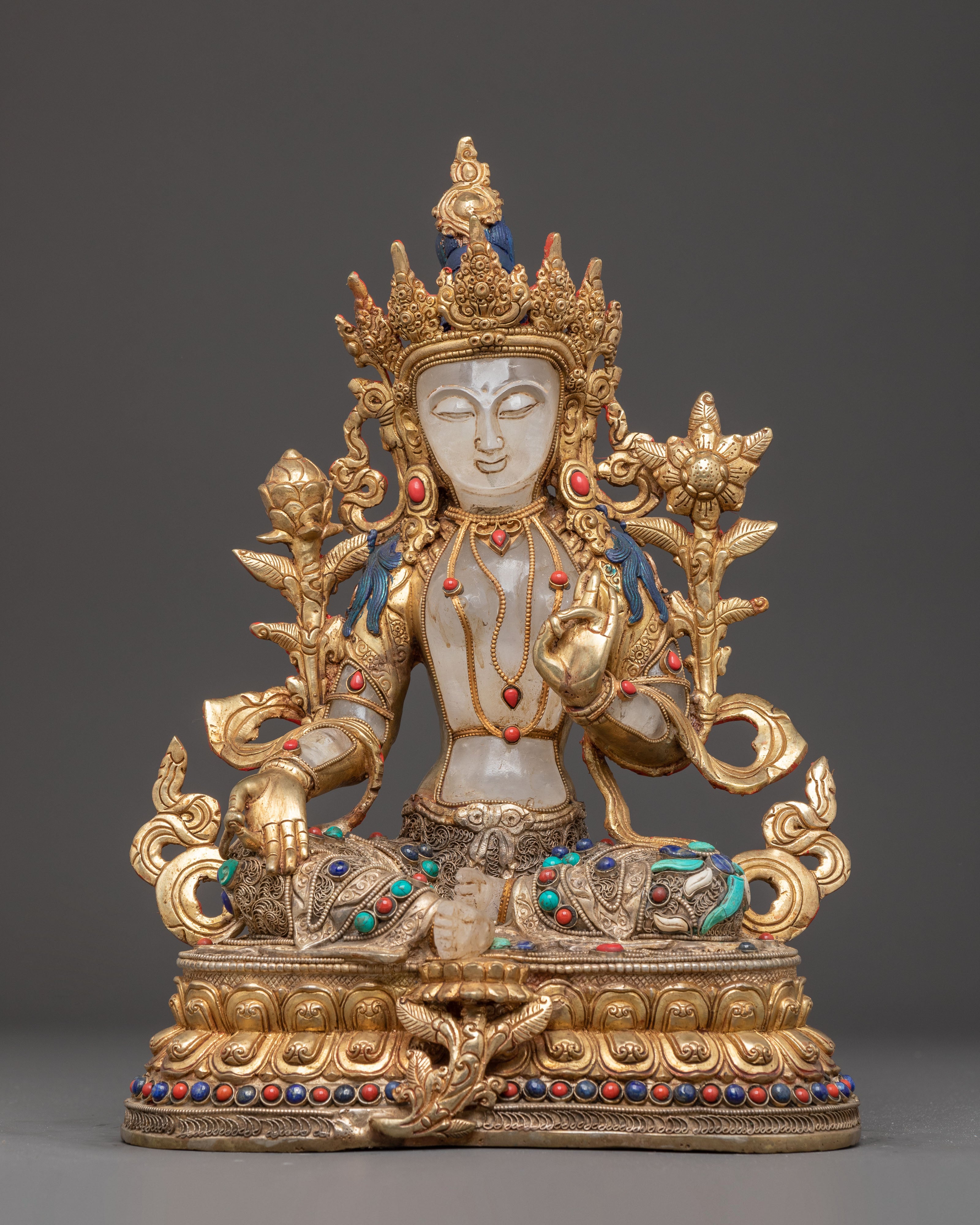 Green Tara Statue for Sacred Spaces | Buddhist Meditation Deity