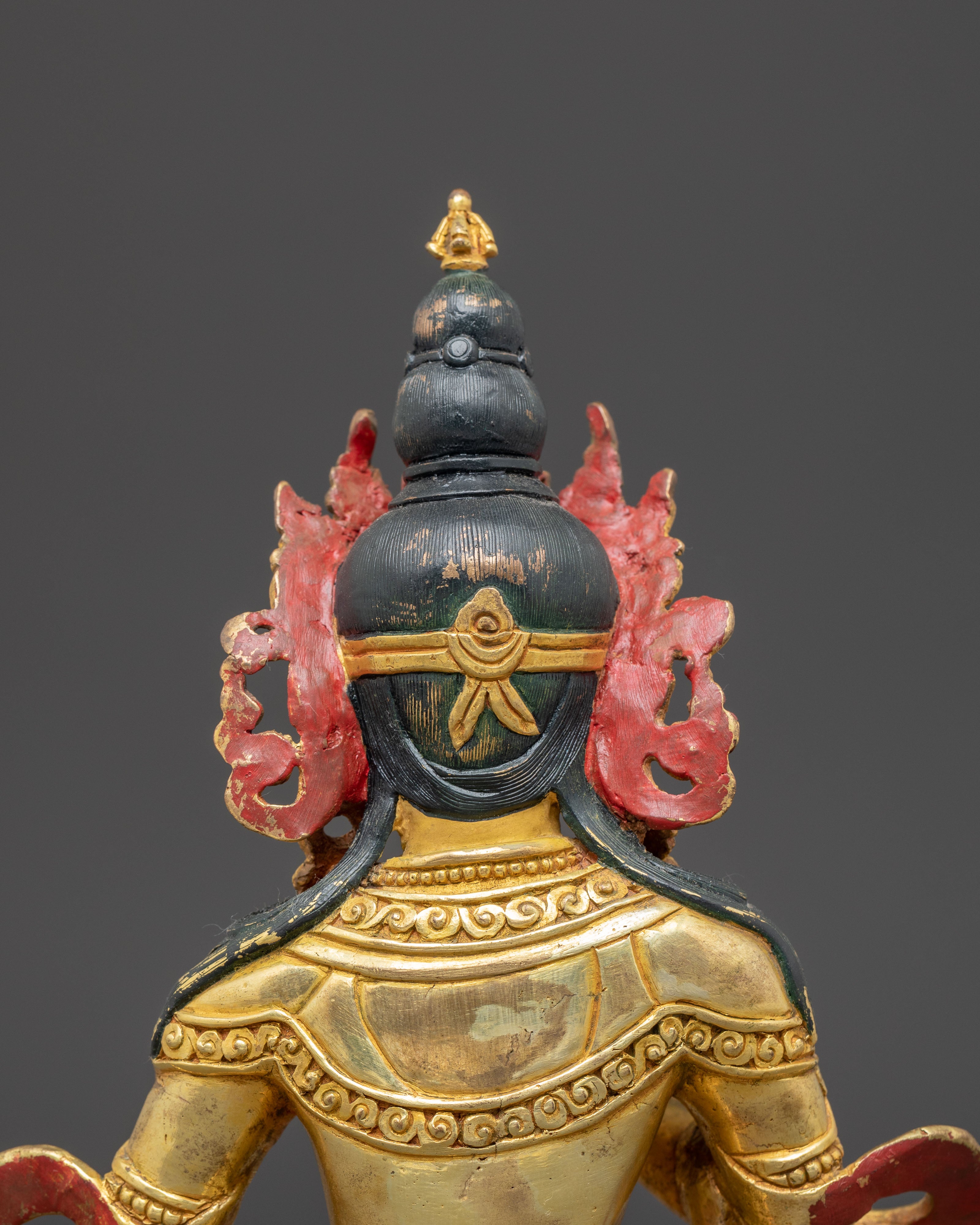 Handcrafted Golden Vajrasattva Statue of Purification | Deity of Inner Clarity