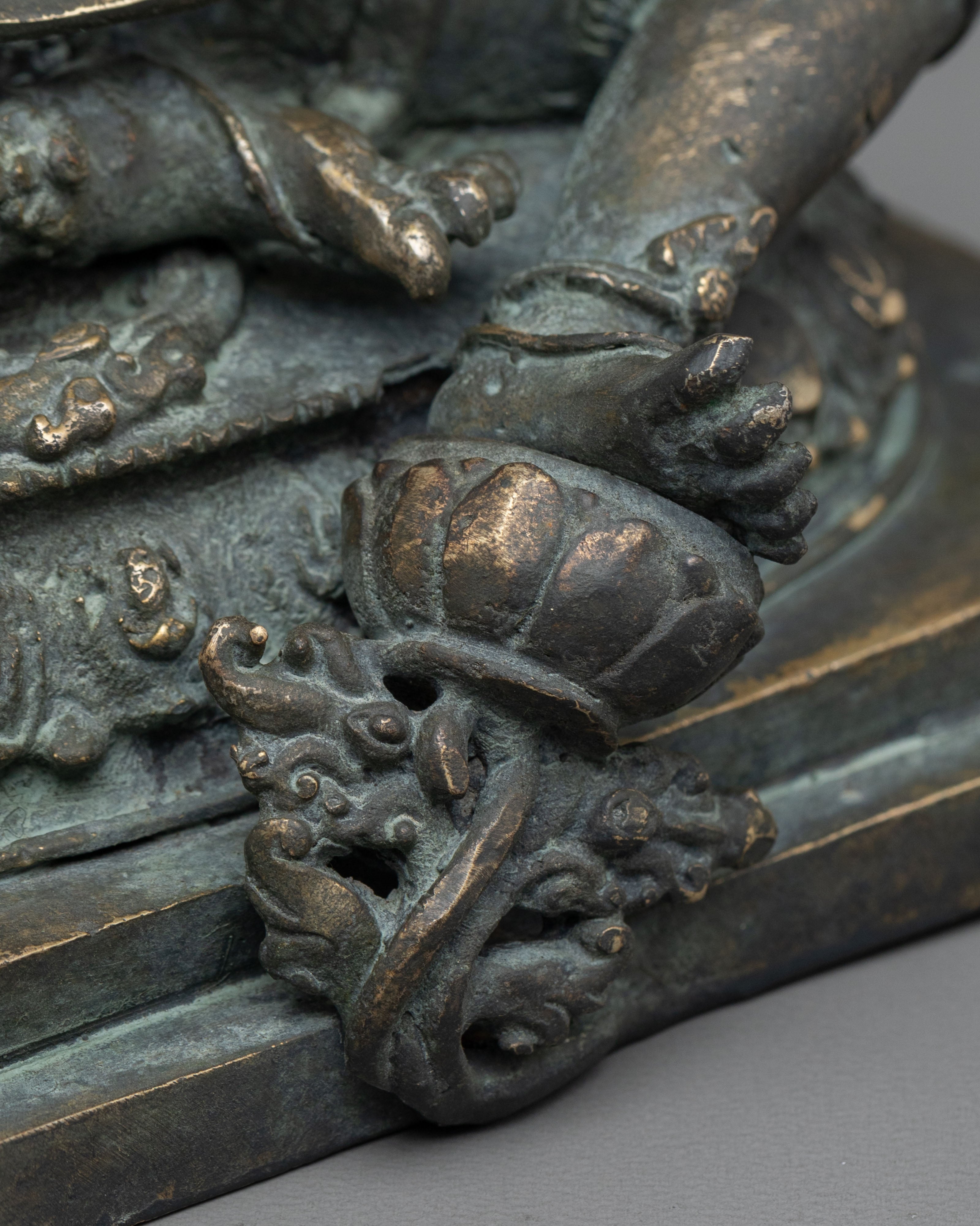 Tikshna Manjushri Copper Statue | Buddhist Altar Decor