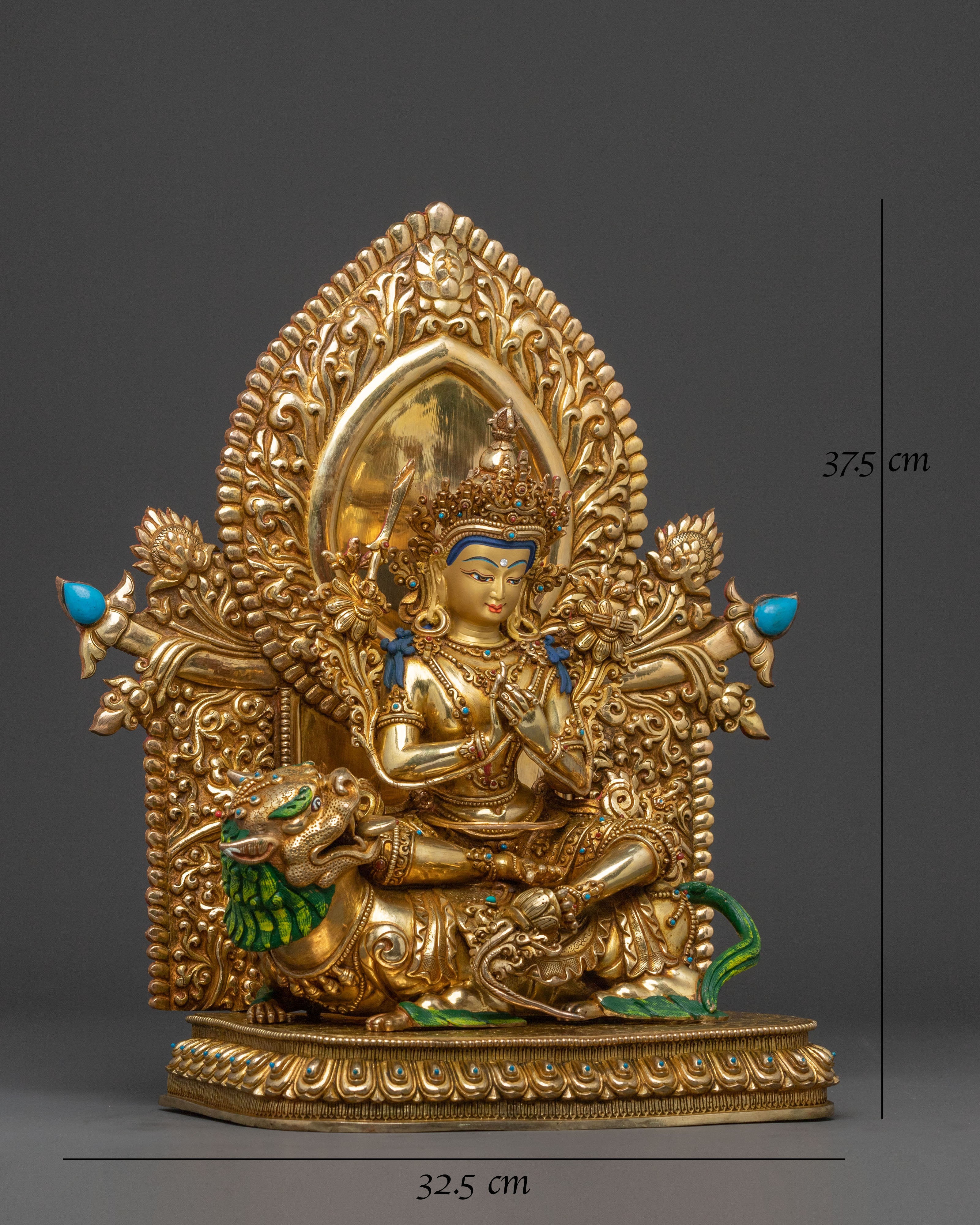 White Manjushri Statue | Made In Nepal
