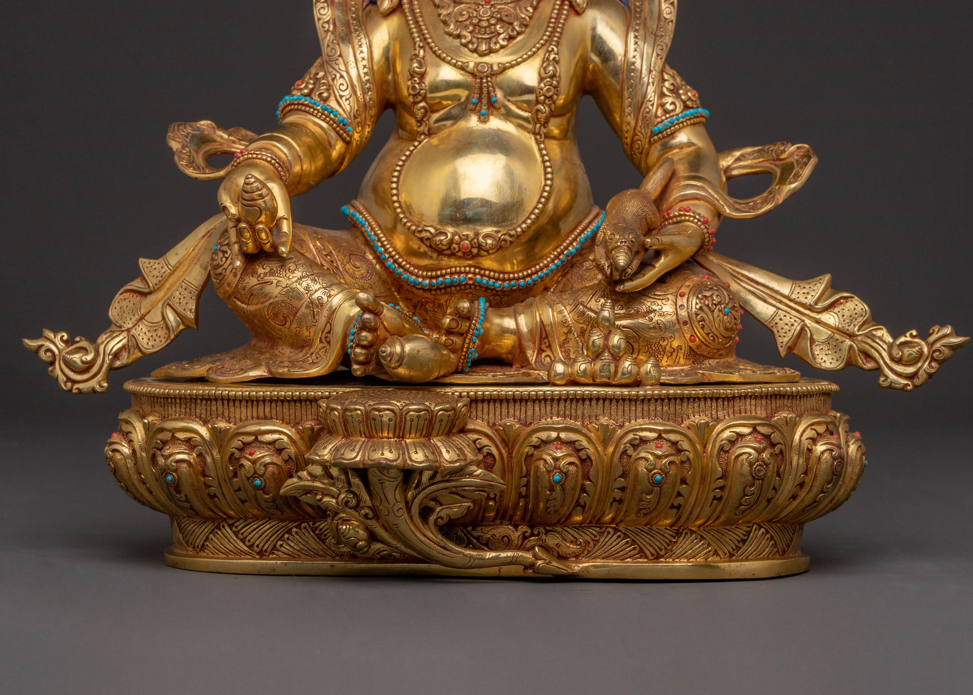 Dzambhala Guardian Statue | Tibetan Wealth Deity