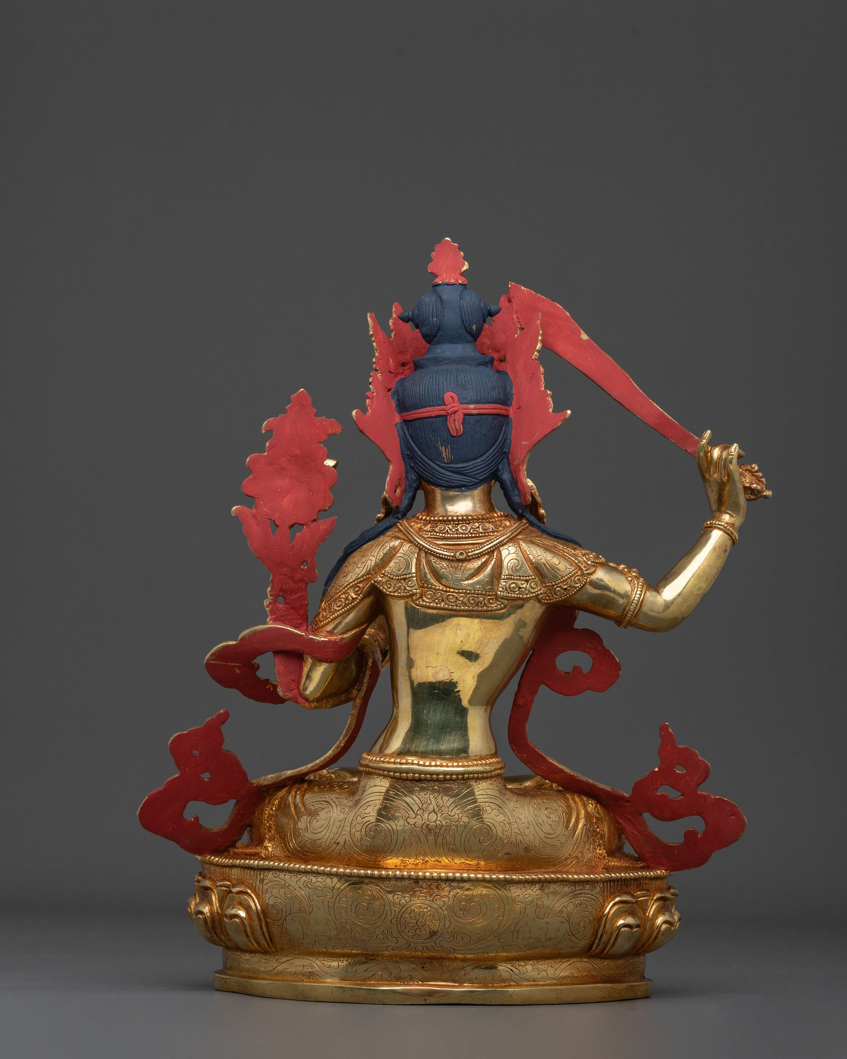 Bodhisattva Manjushri Statue | Sacred Wisdom Figurine
