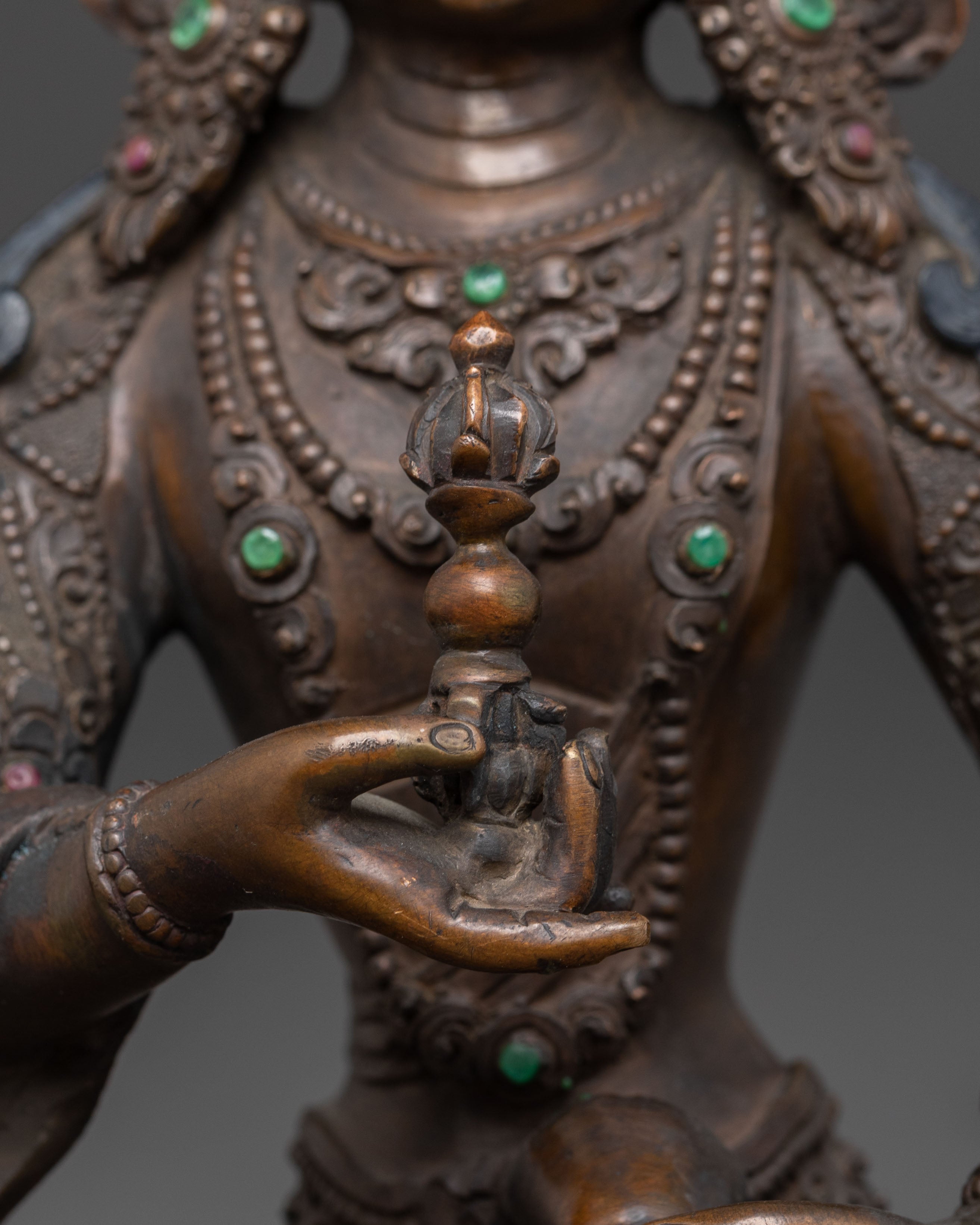 Handcrafted Copper Statue of Vajrasattva | Spiritual Purification