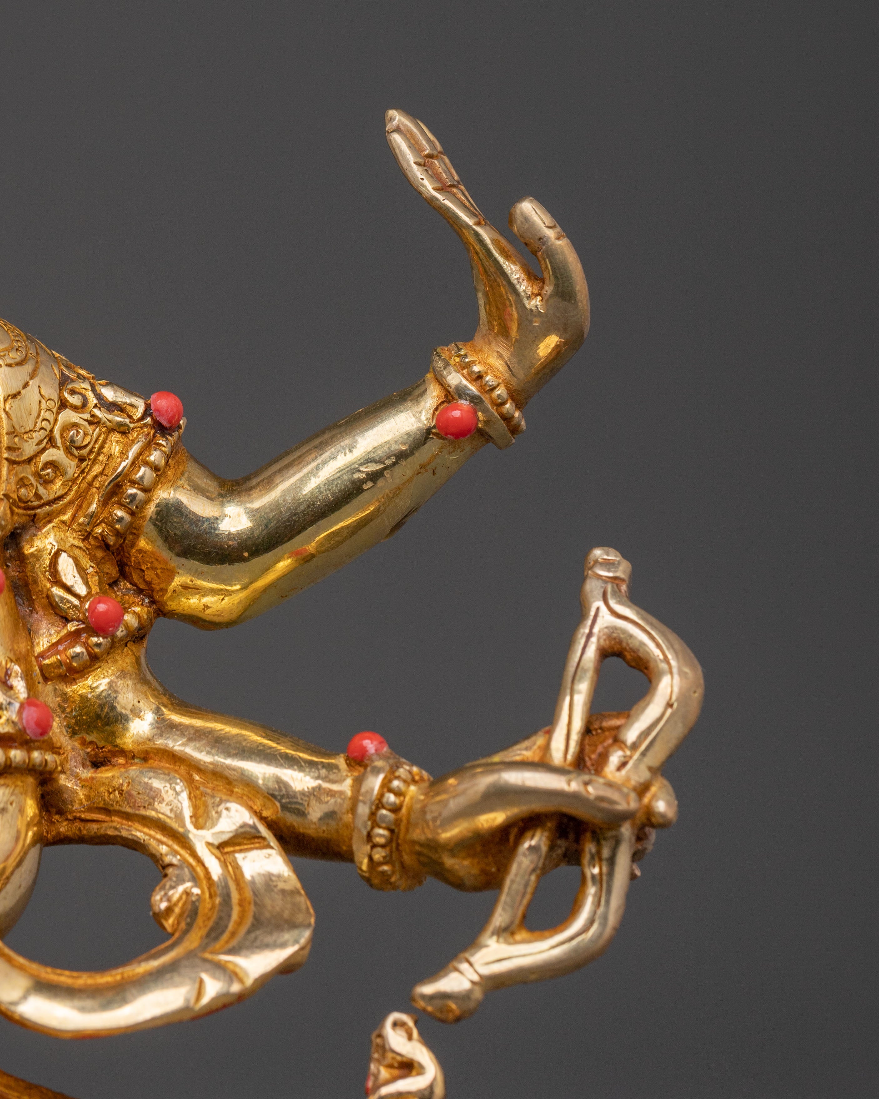 Namgyalma Healing Statue: 24K Gold Gilded Figure