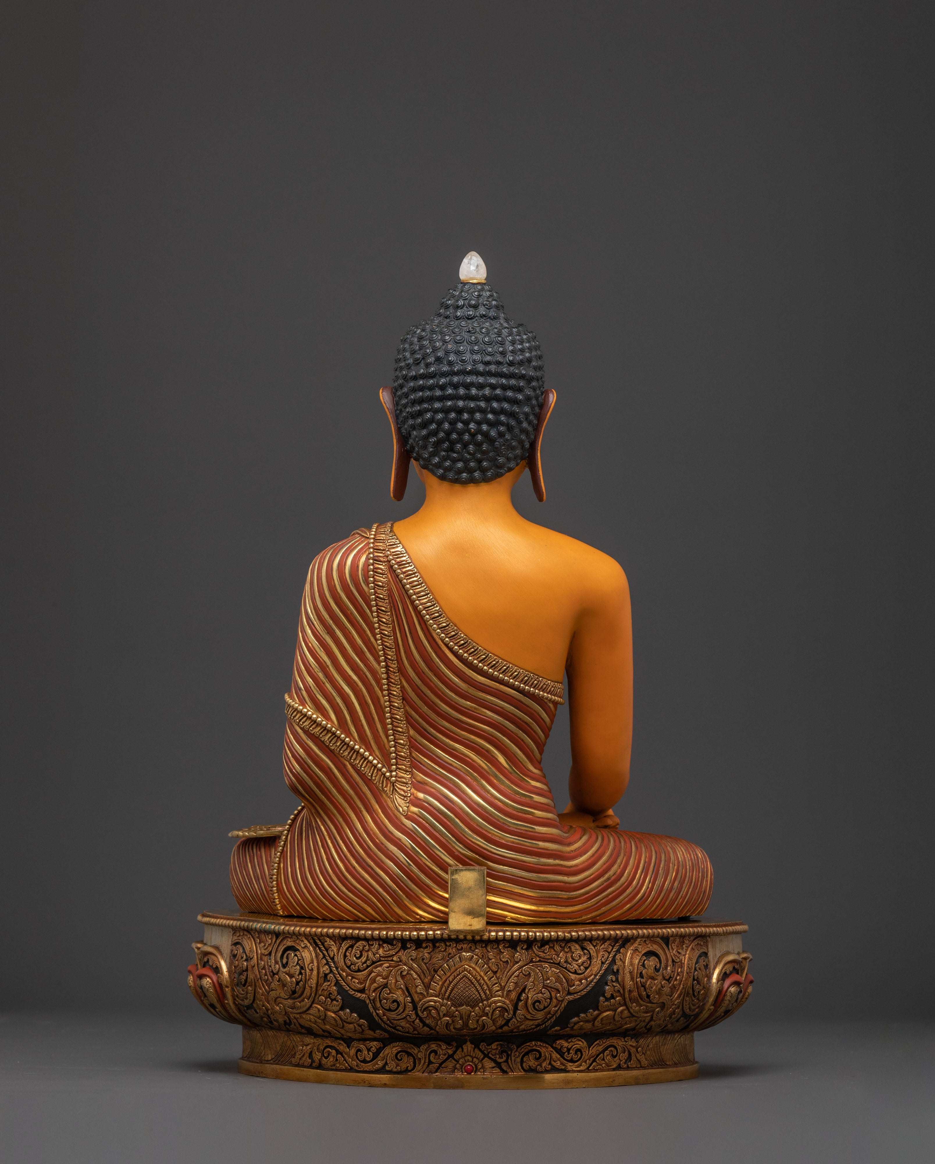 Divine Shakyamuni Buddha Golden Statue | Altar Decor