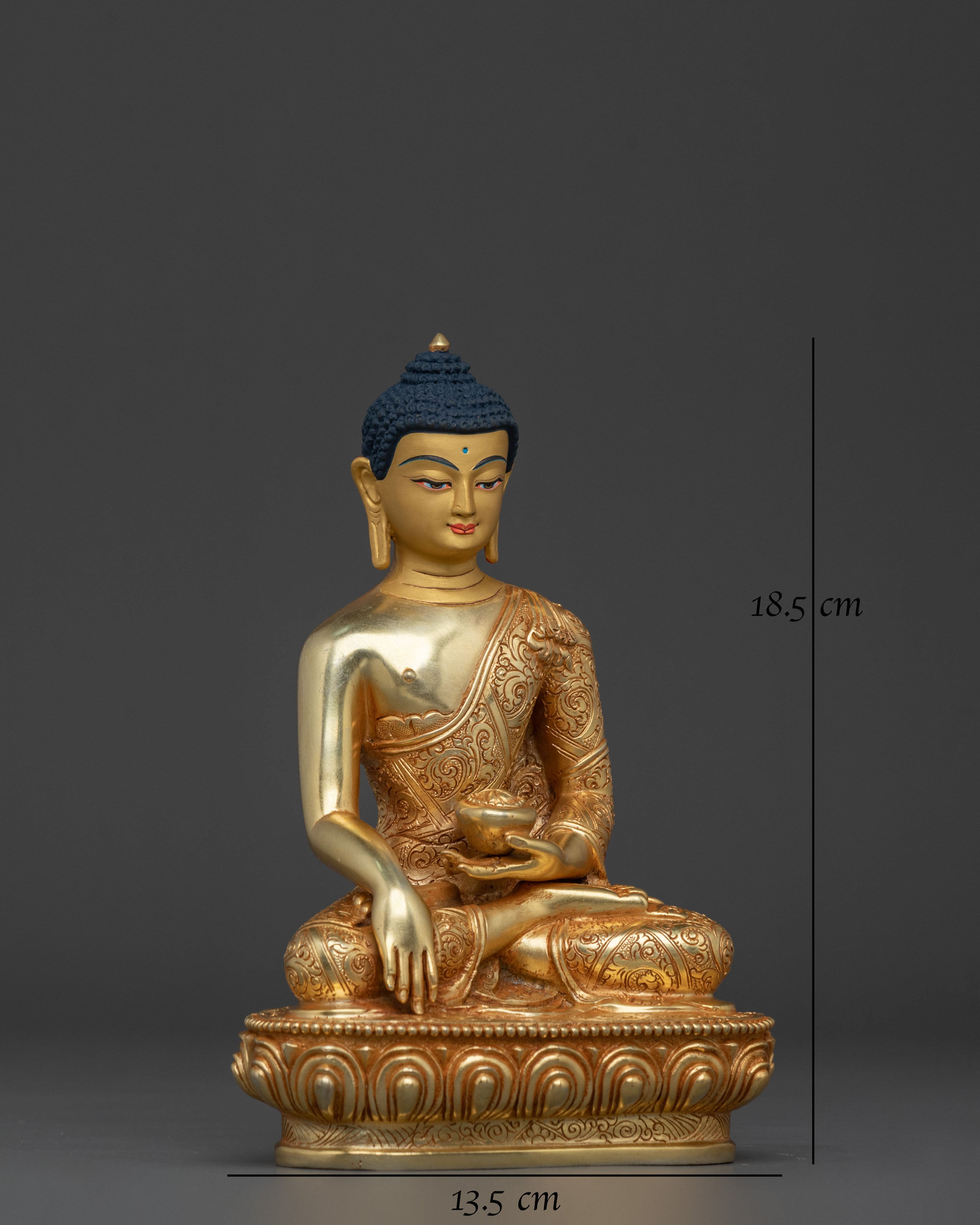 Shakyamuni Buddha Sacred Himalayan Statue