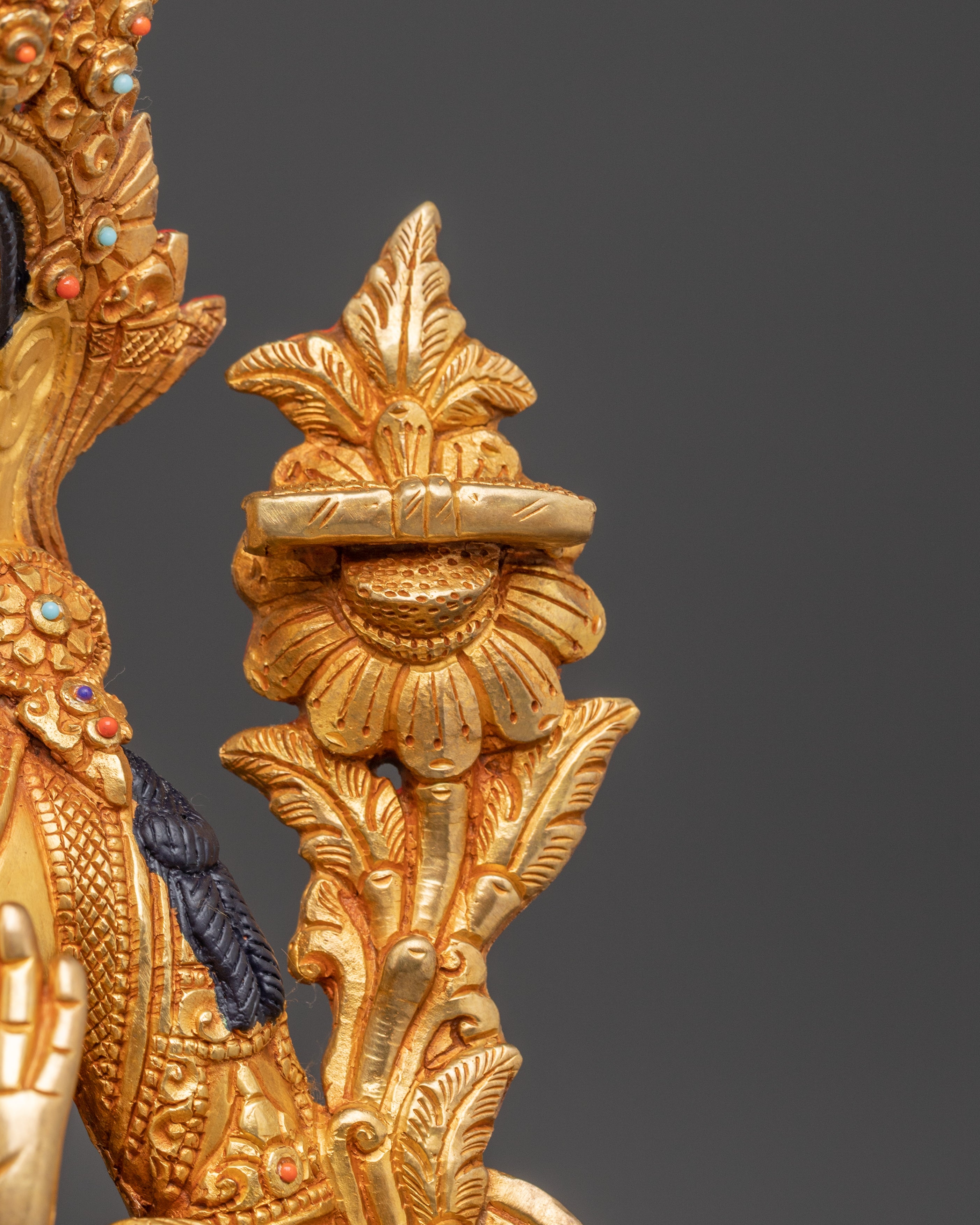 Manjushri Statue: The Flaming Sword | Buddhist Wisdom Idol