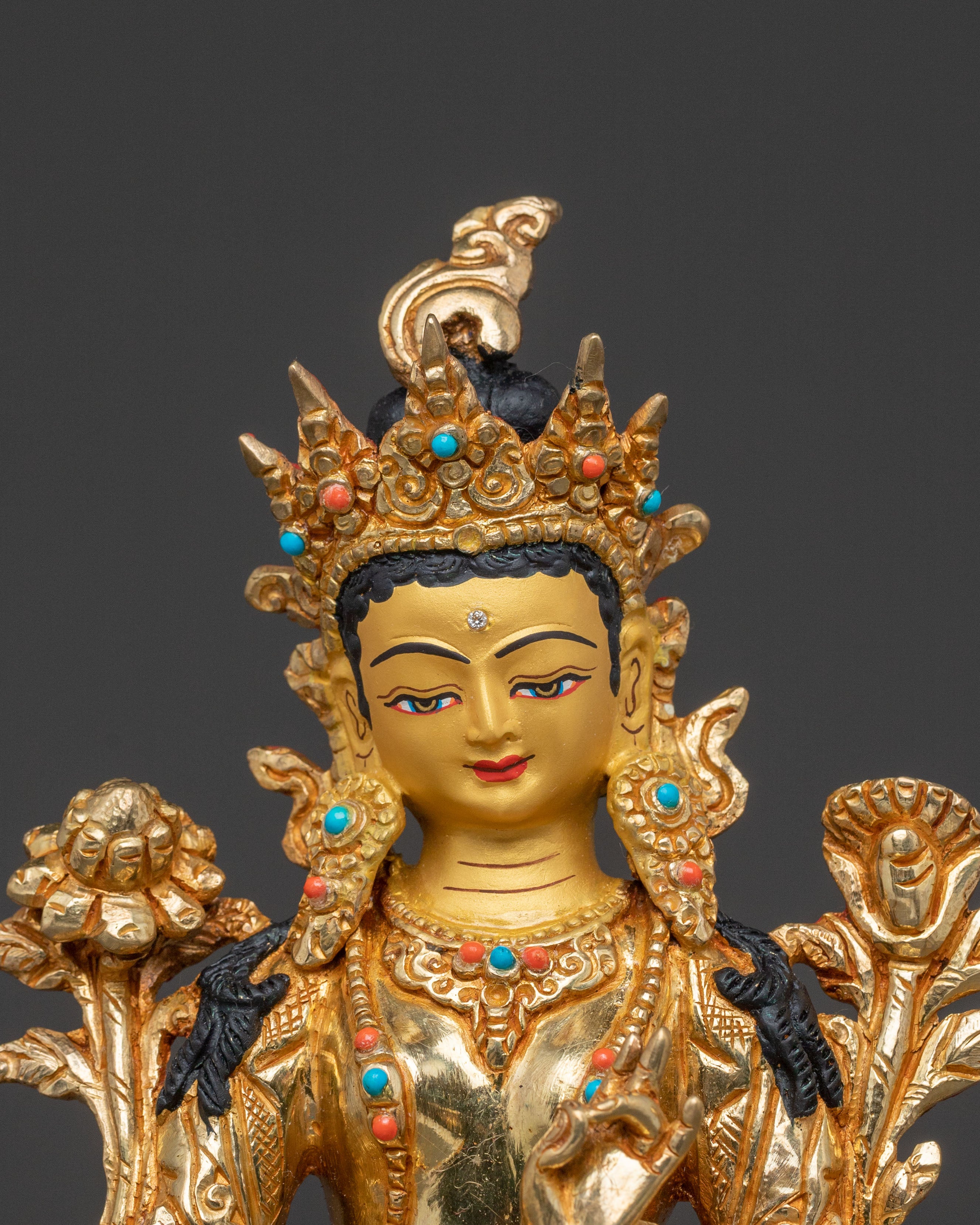 Swift Savior Green Tara Statue | Sacred Altar Decor