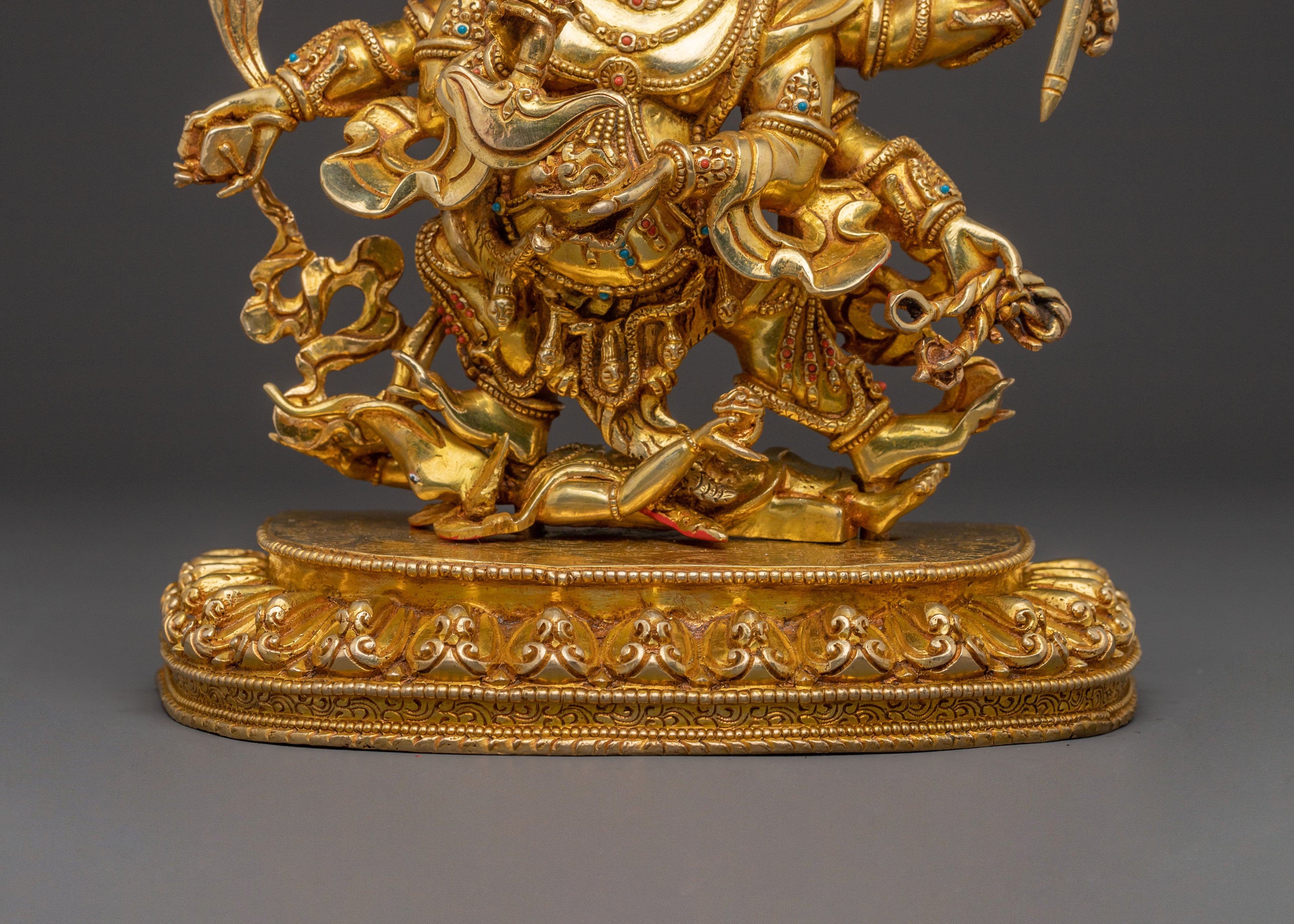 Protector Six Armed Mahakala Statue