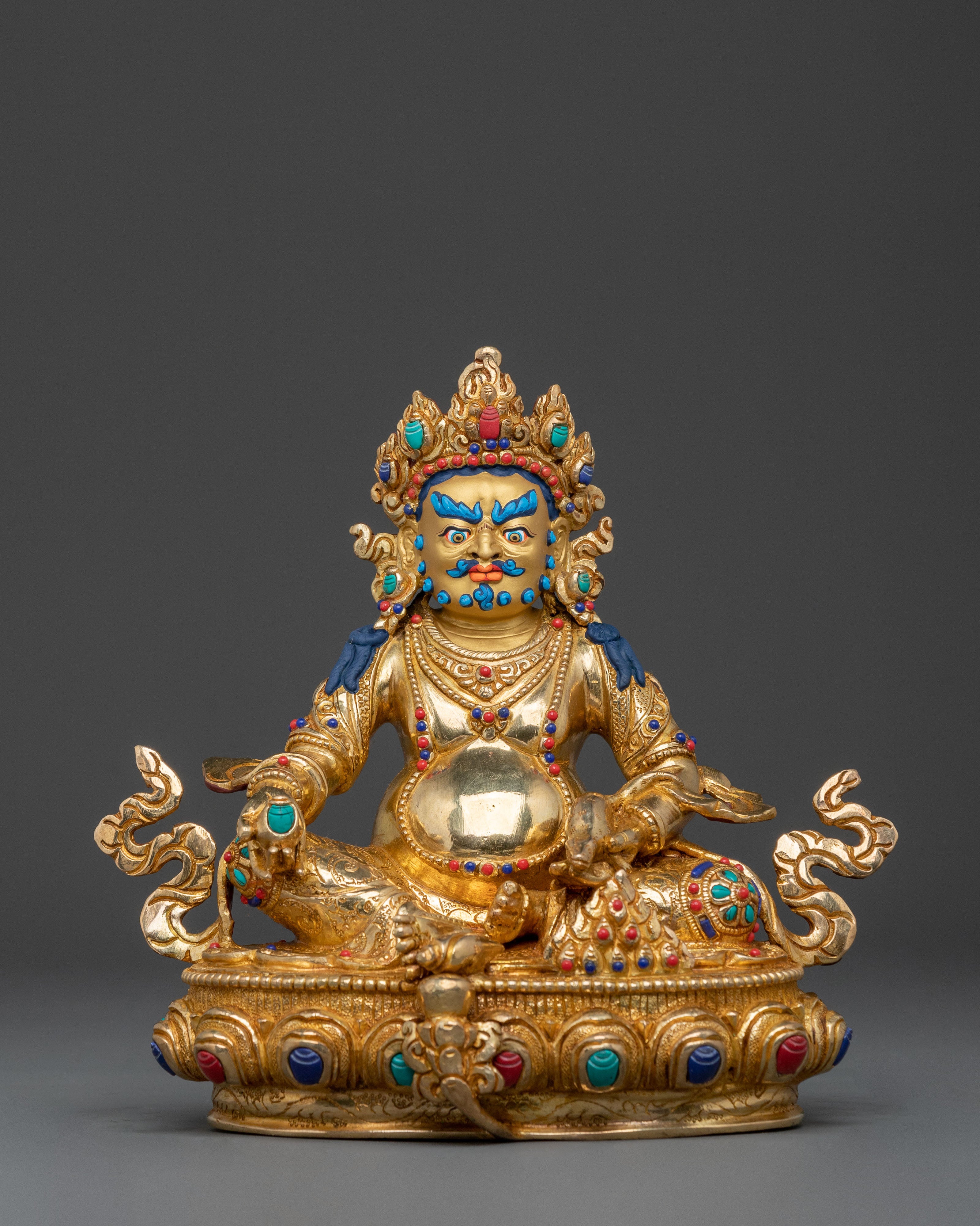 Dzambhala Yellow Wealth Deity Statue