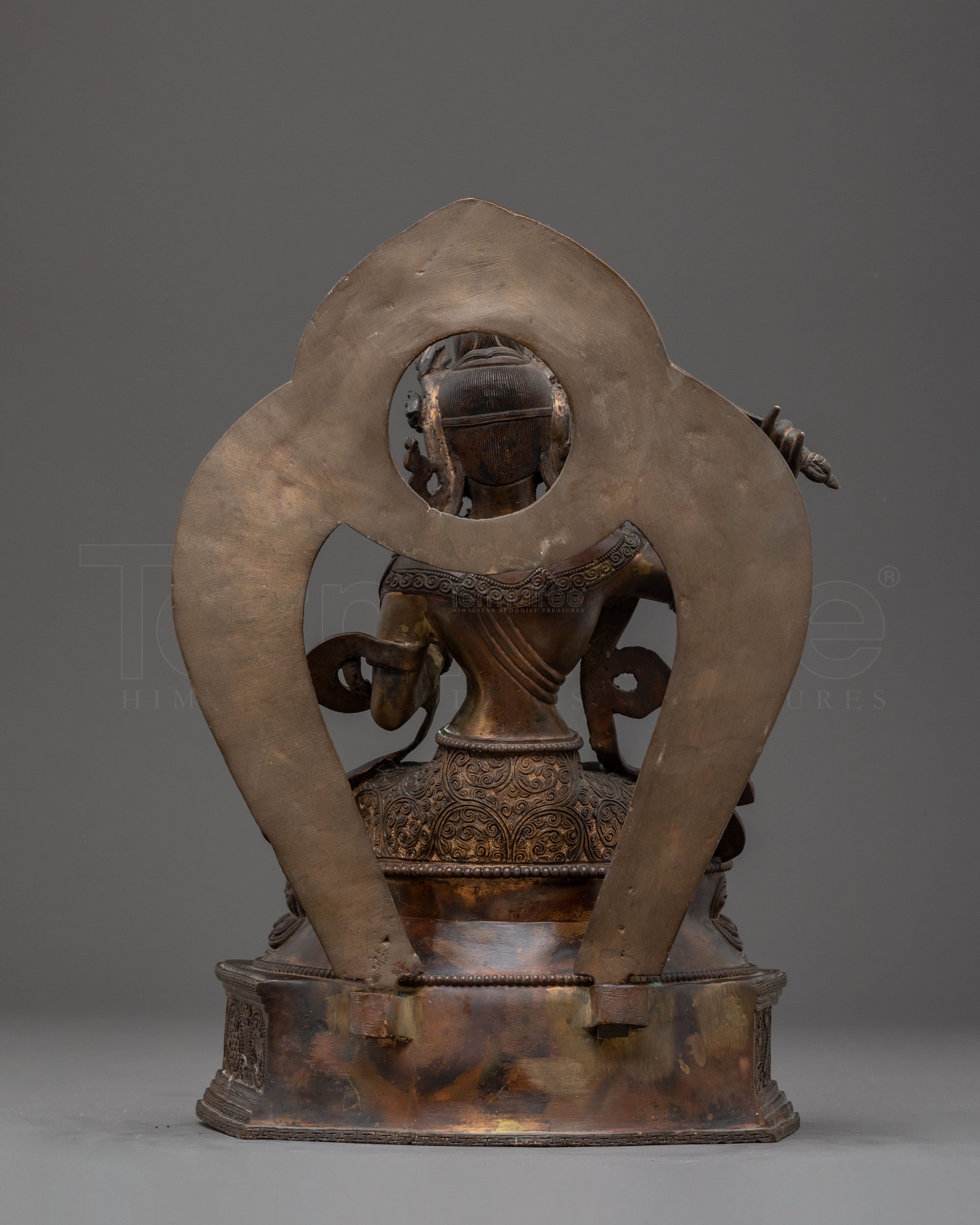 Traditional Buddhist Manjushri Statue | Handcrafted Spiritual Decor