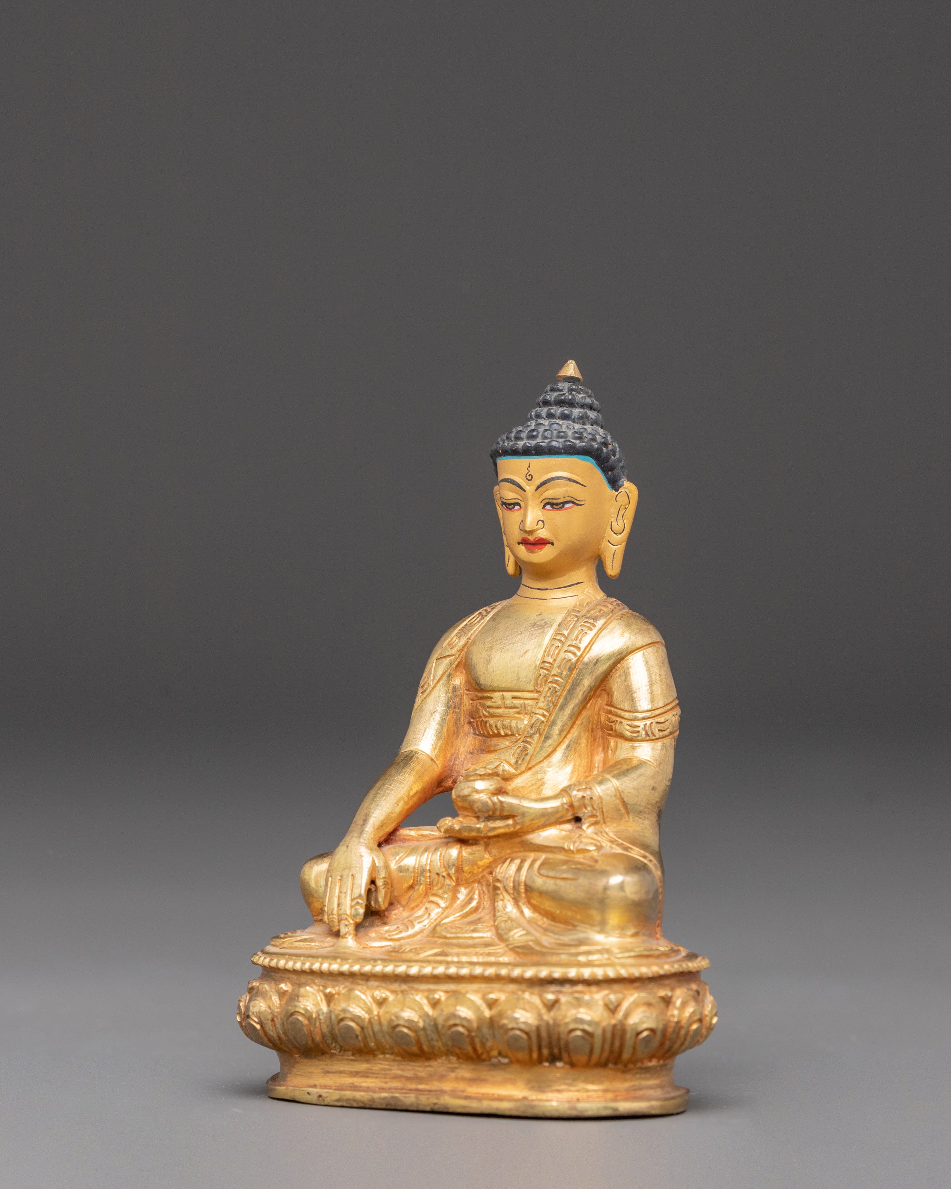 Shakyamuni Buddha Golden Statue | Meditation Decor