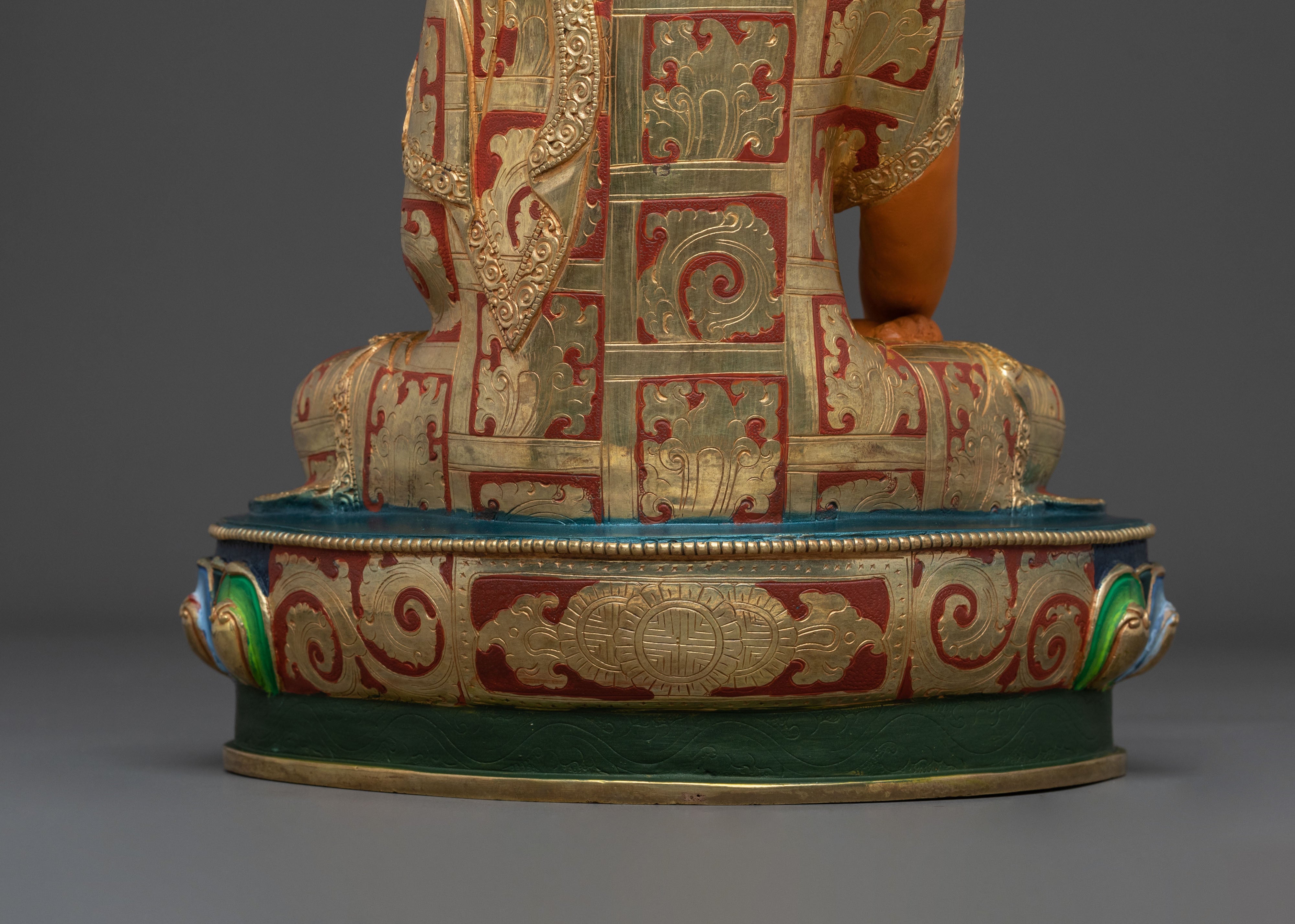 Hand-Carved Shakyamuni Buddha Figurine | Home Decor