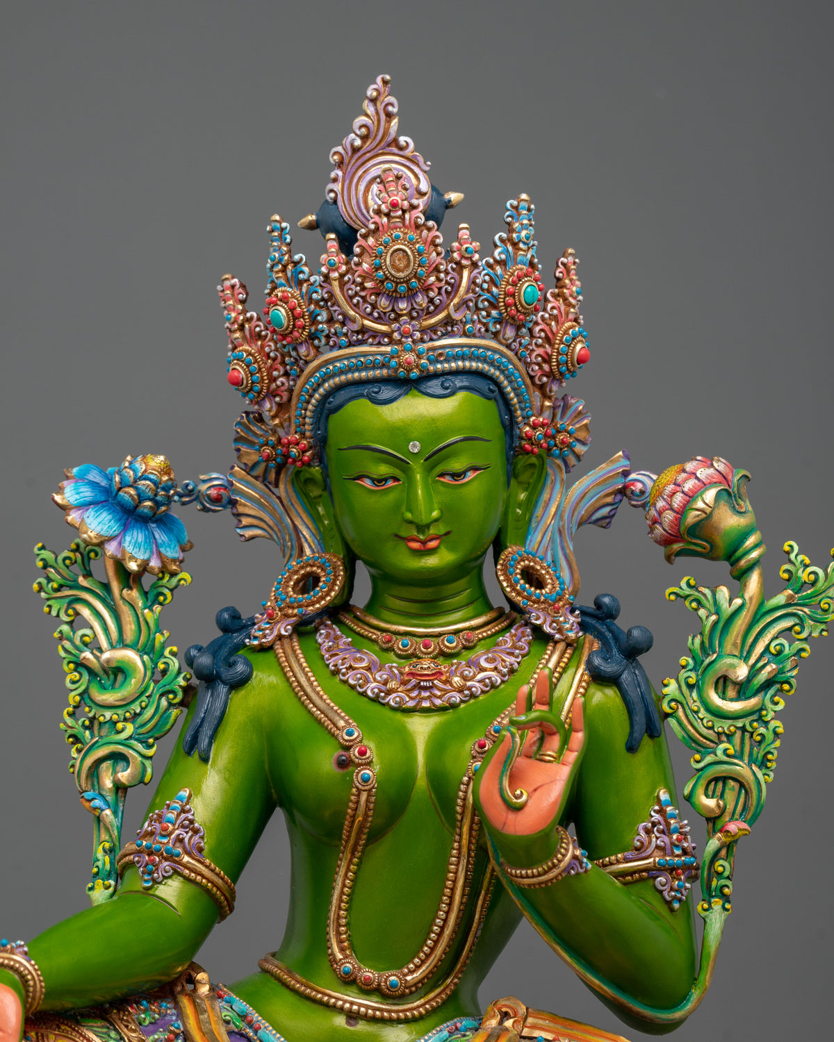 Green Tara Sculpture | Mother of All Buddha