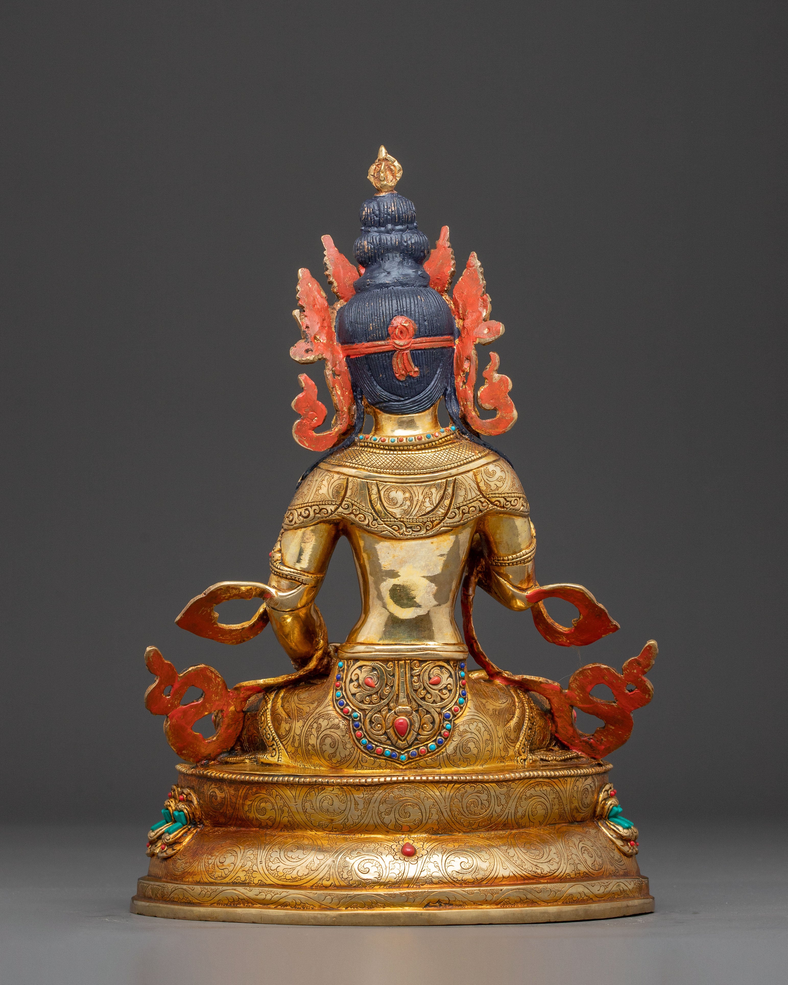 Vajrasattva Sacred Golden Statue | Bodhisattva of Purification