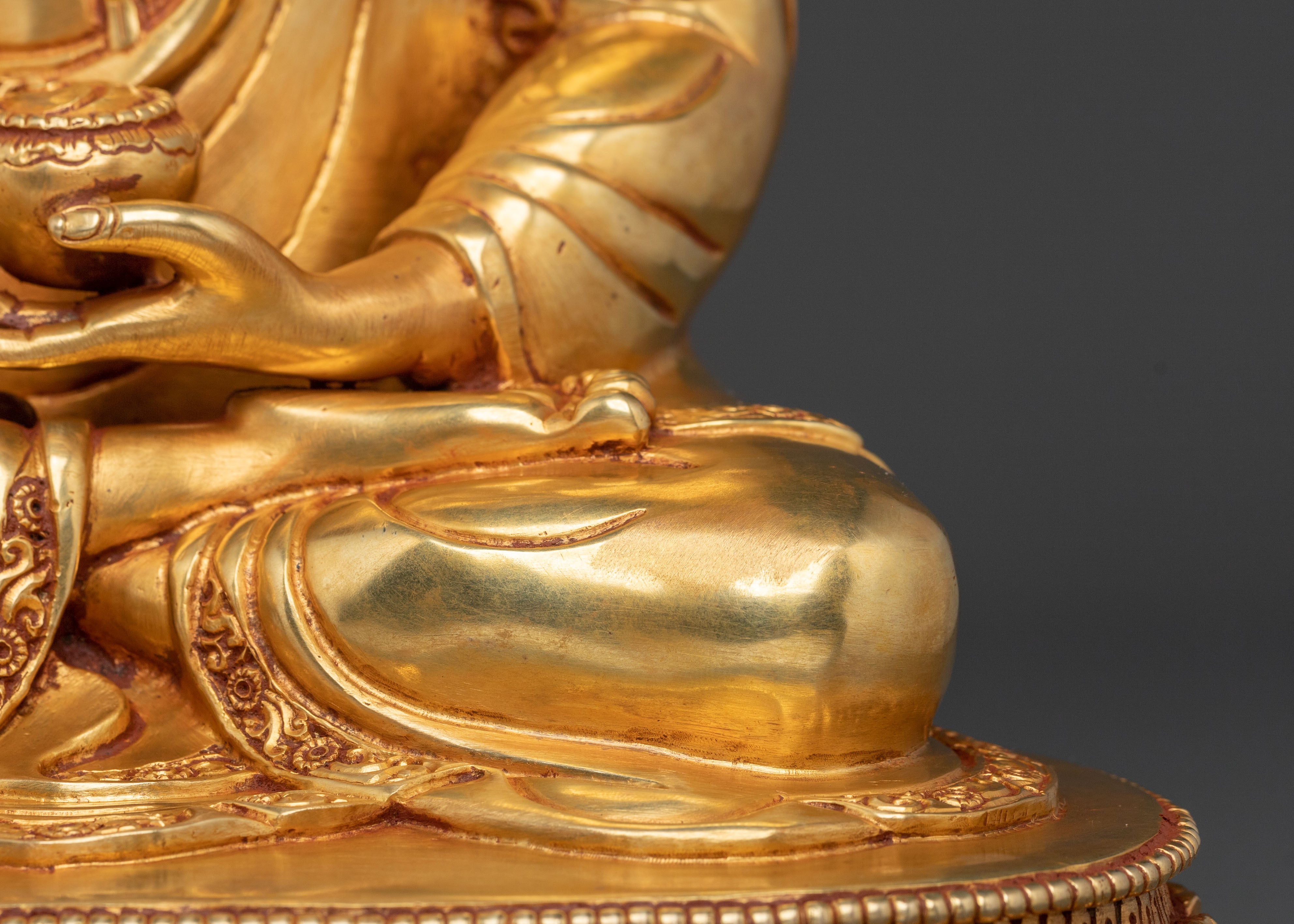 Himalayan Shakyamuni Buddha Handcrafted Sculpture