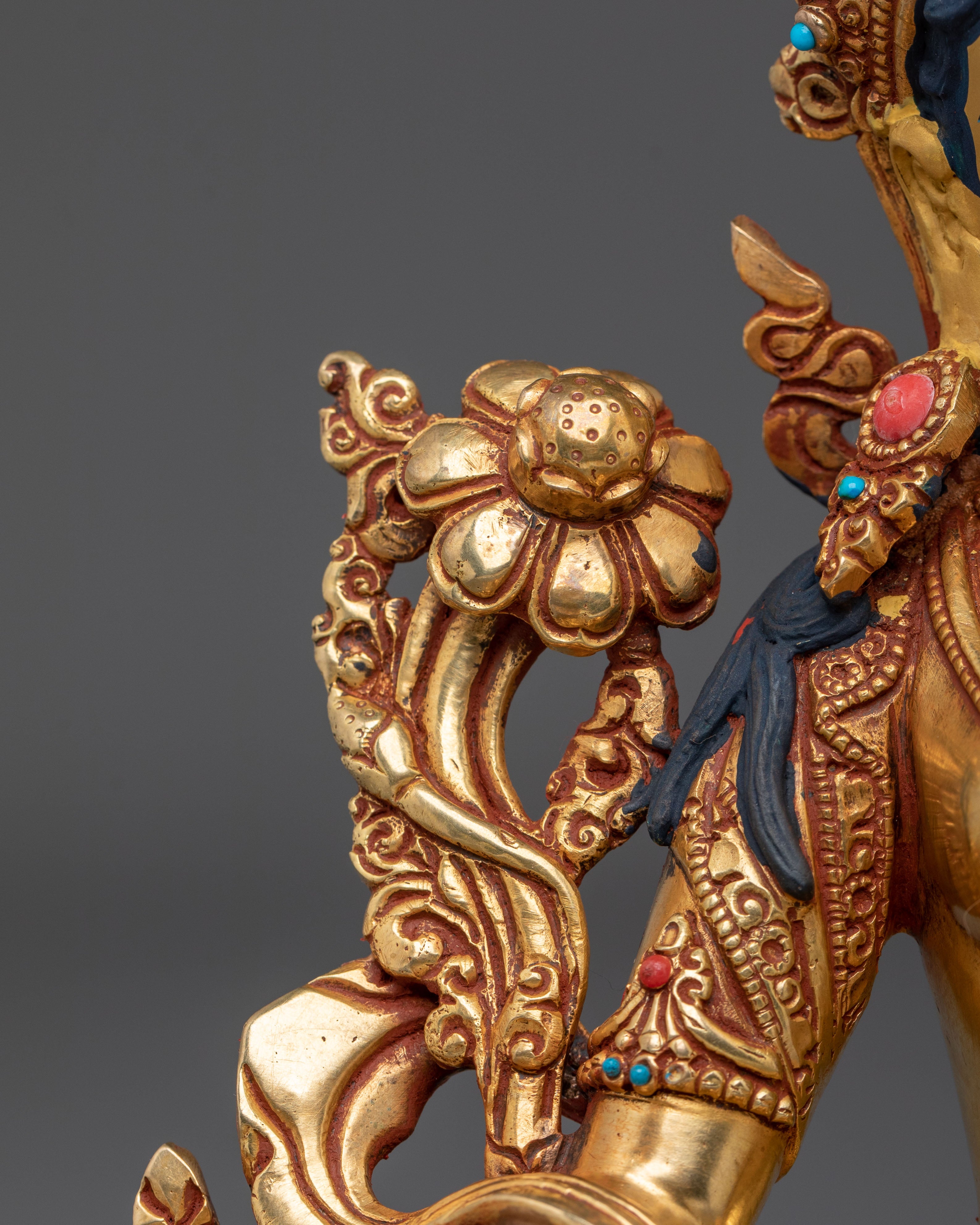 Green Tara Statue | Radiant Tibetan Goddess Figurine