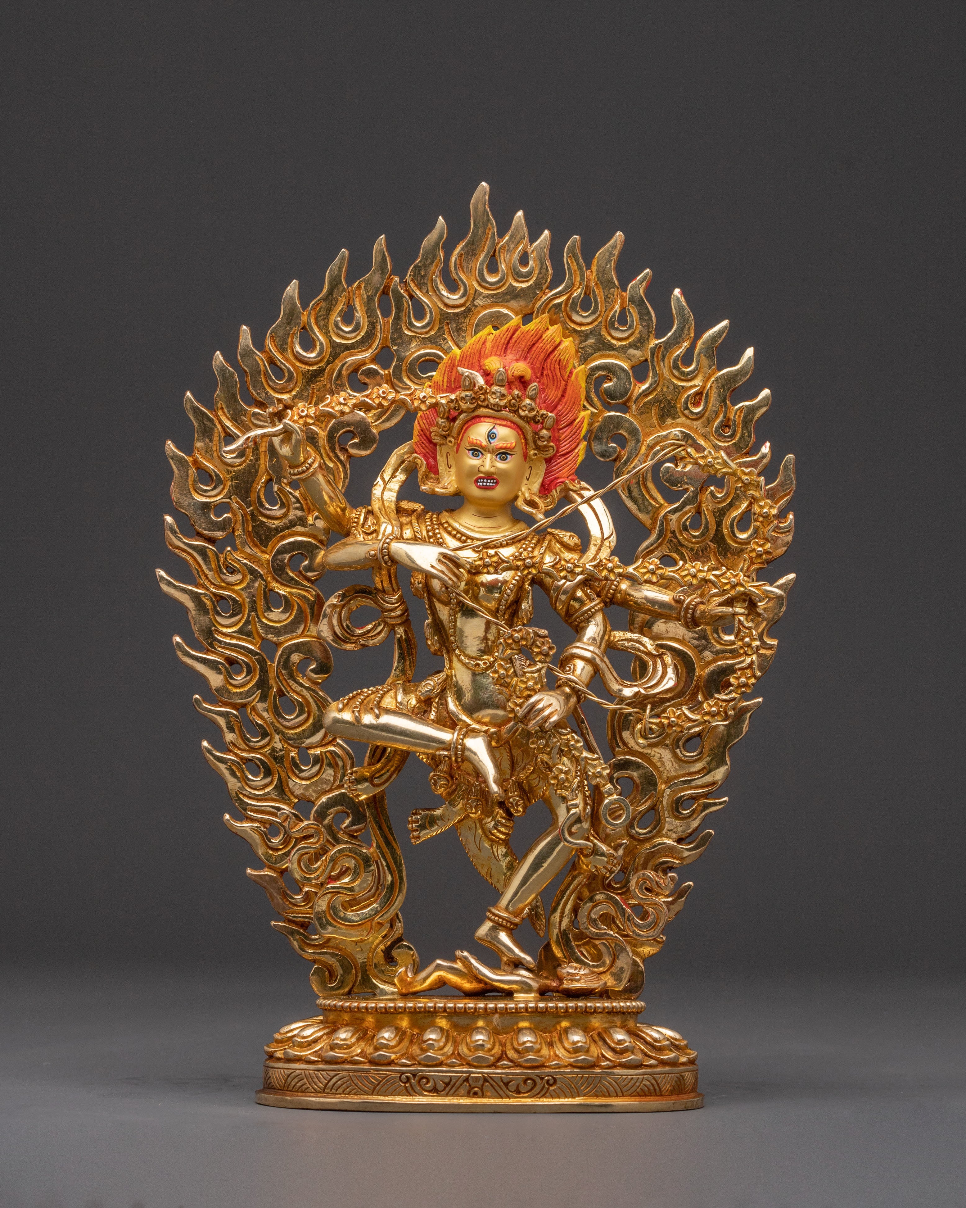 Kurukulla Red Dakini Statue | Meditation Sculpture