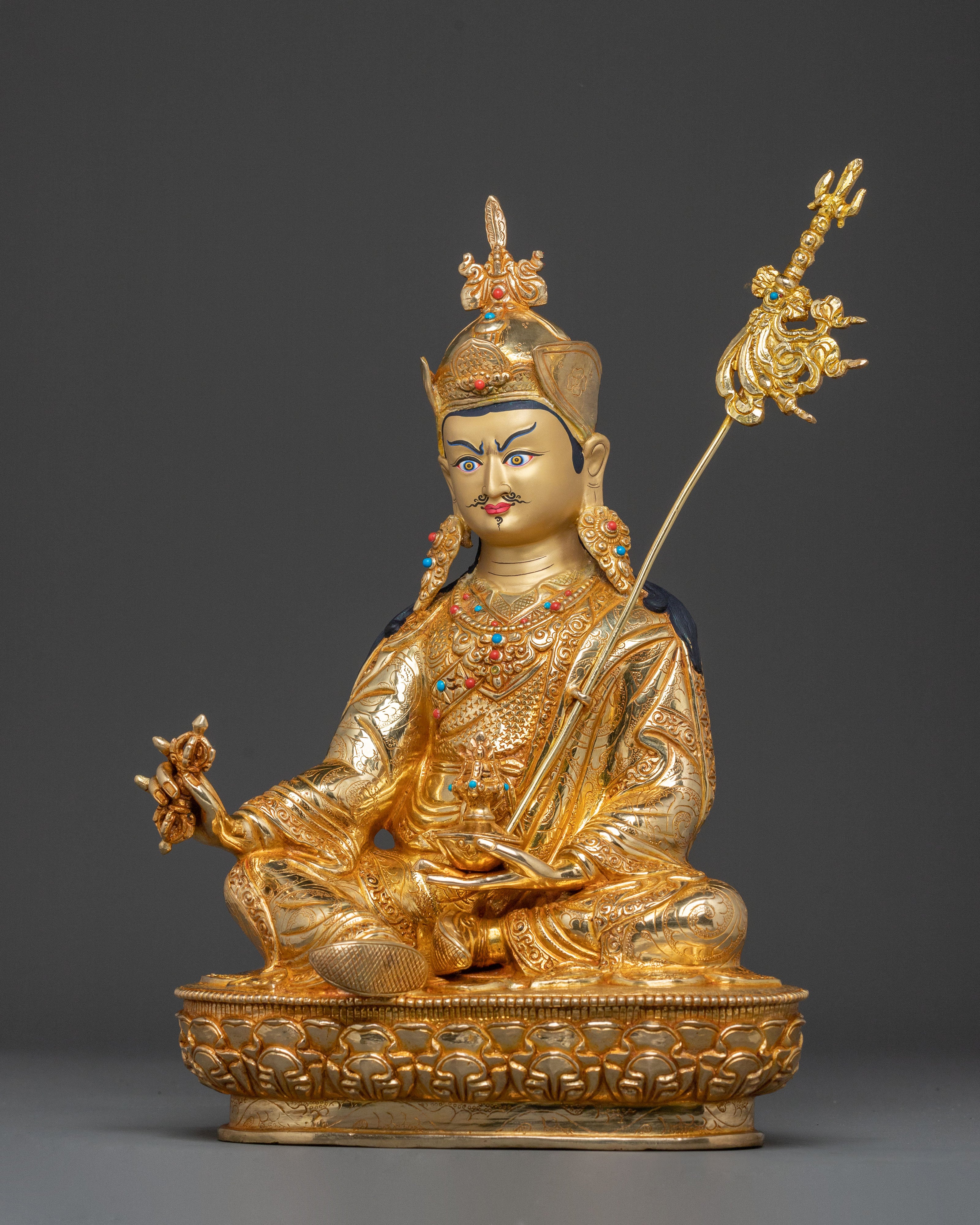 Guru Rinpoche Statue | Spiritual Altar Decor