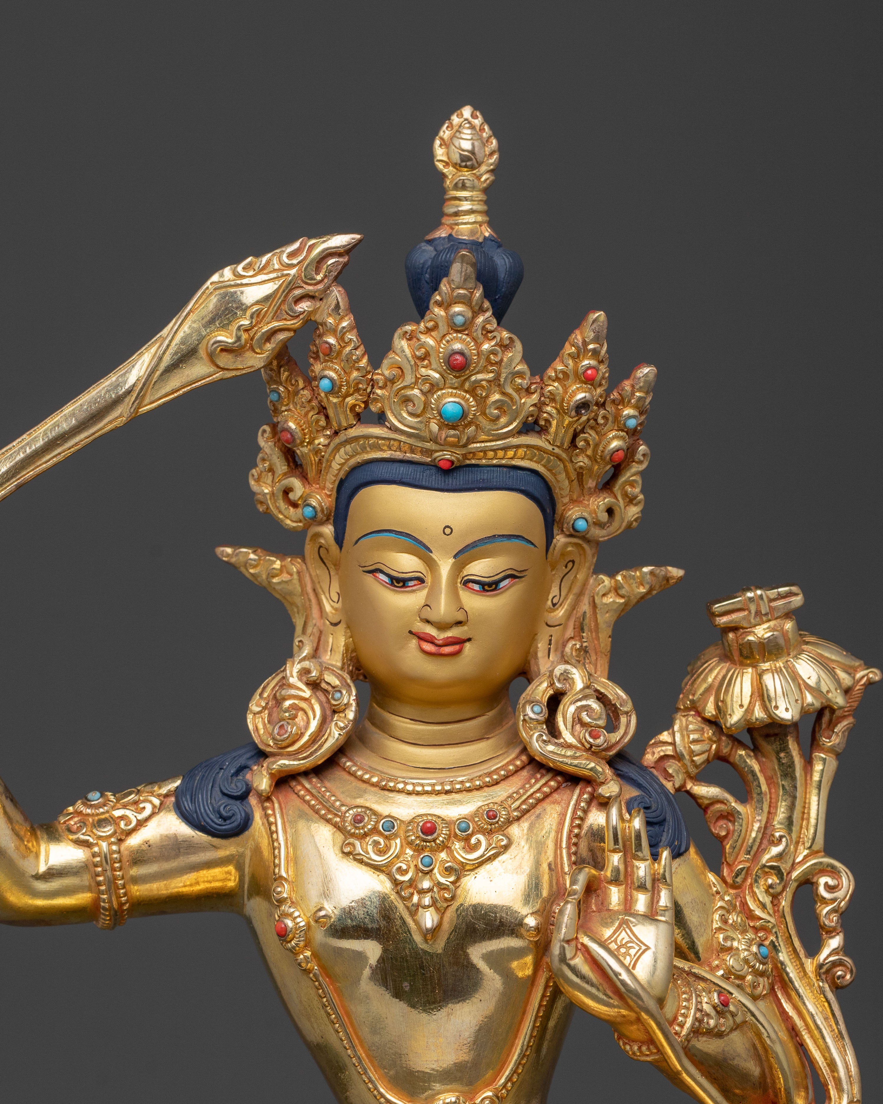 Handcrafting Manjushri Sacred Statue | Flame of Wisdom