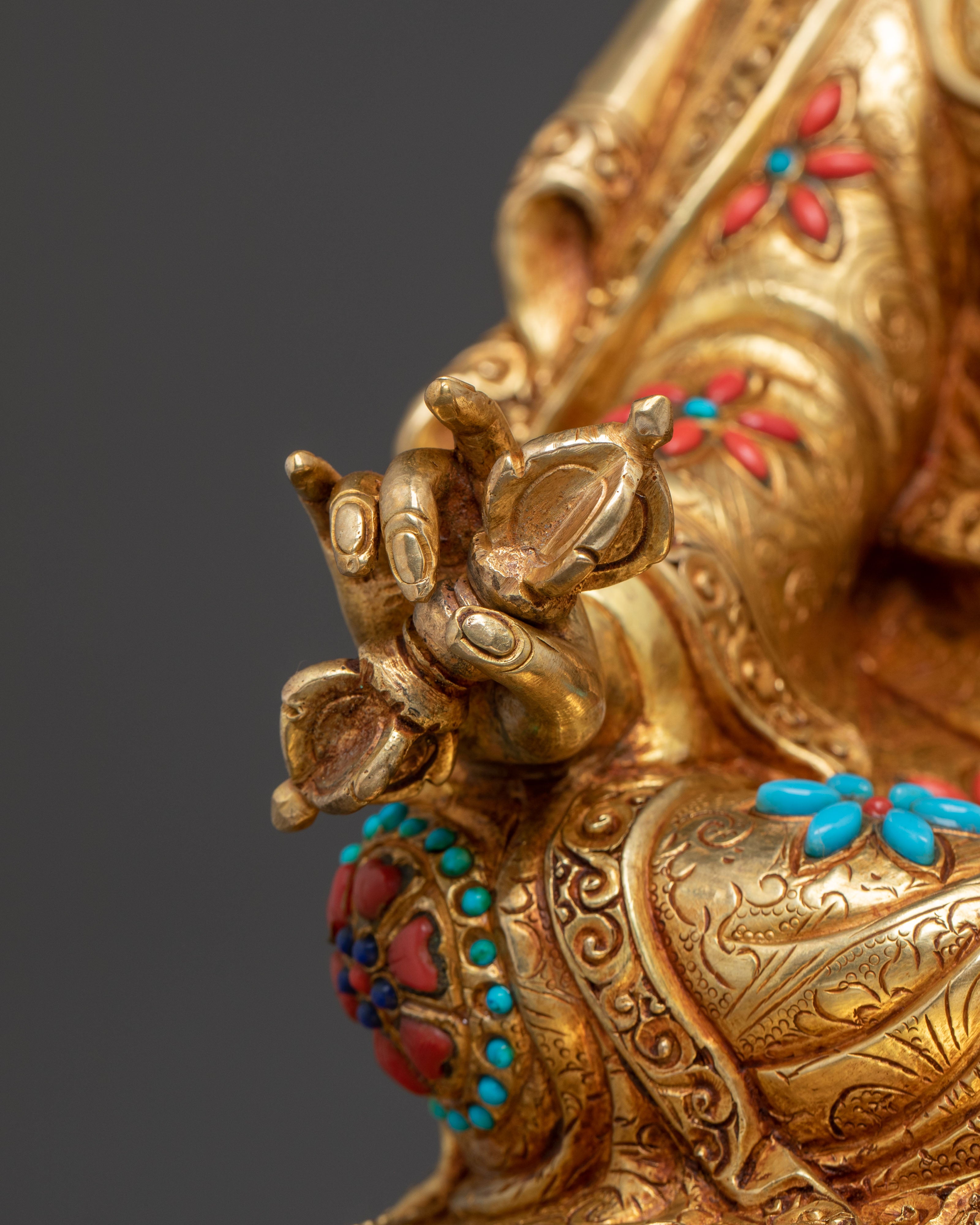 Handmade Buddhist Master Padmasambhava Statue | The Second Buddha