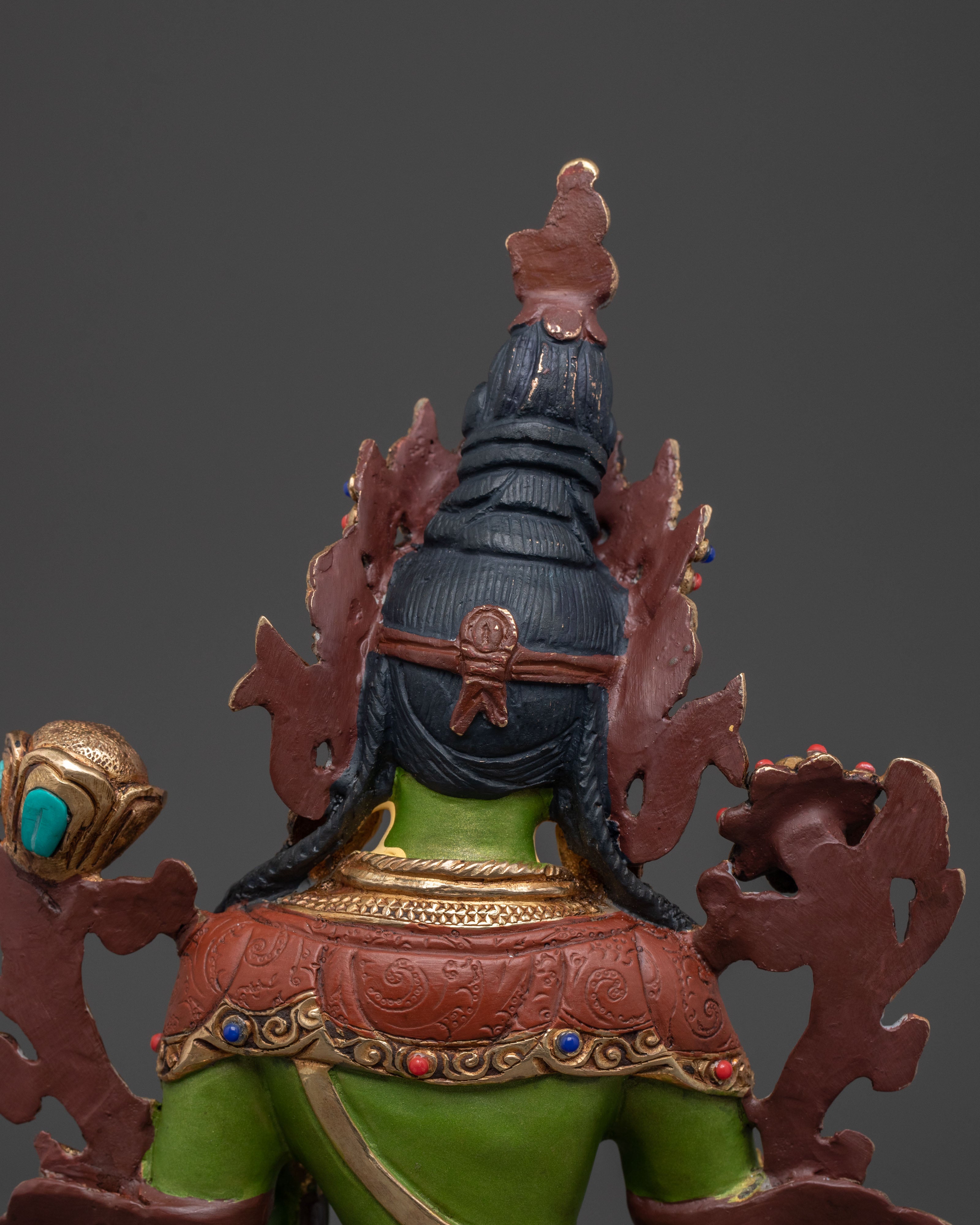 Green Tara Statue: Himalayan Buddhist Guardian