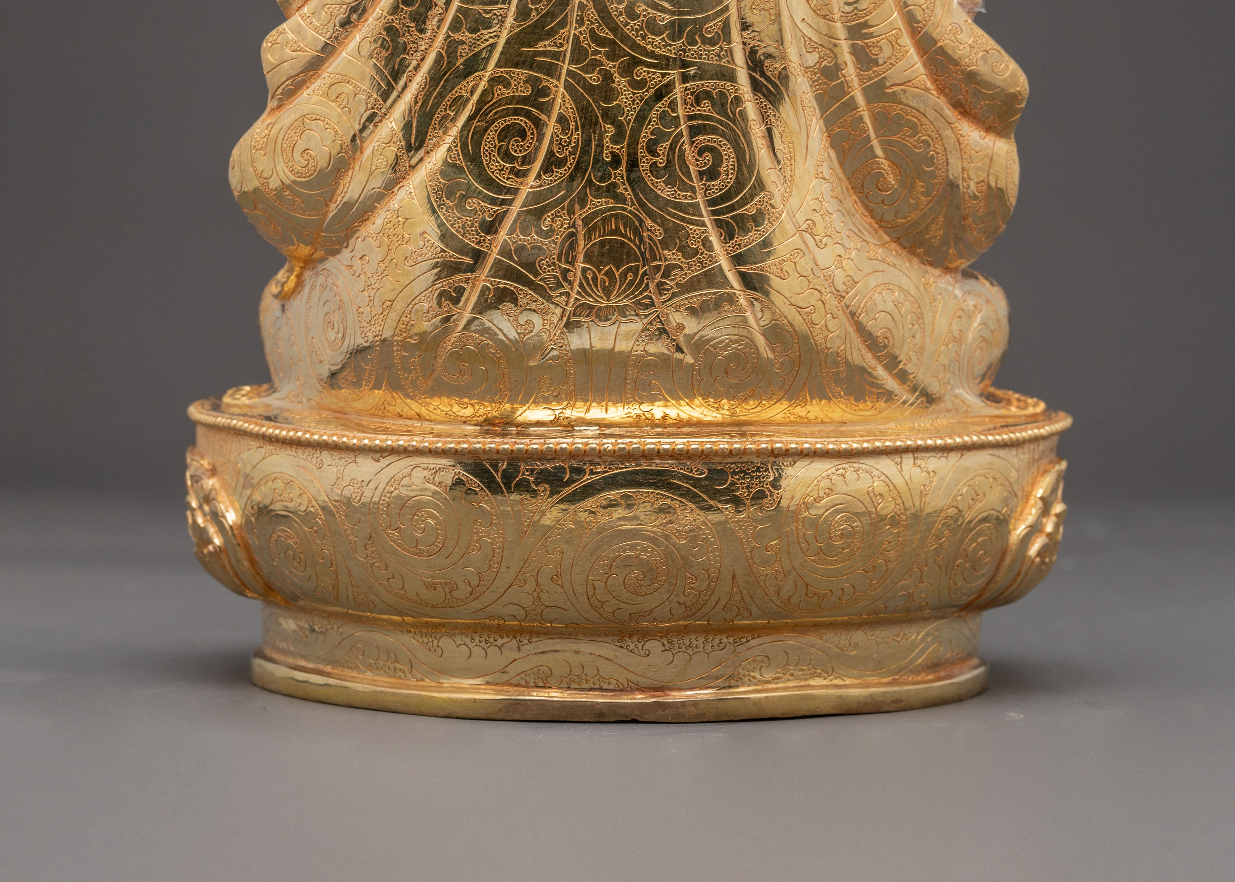 Guru Tsokye Dorje Statue: Tantric Powers and Deep Realization