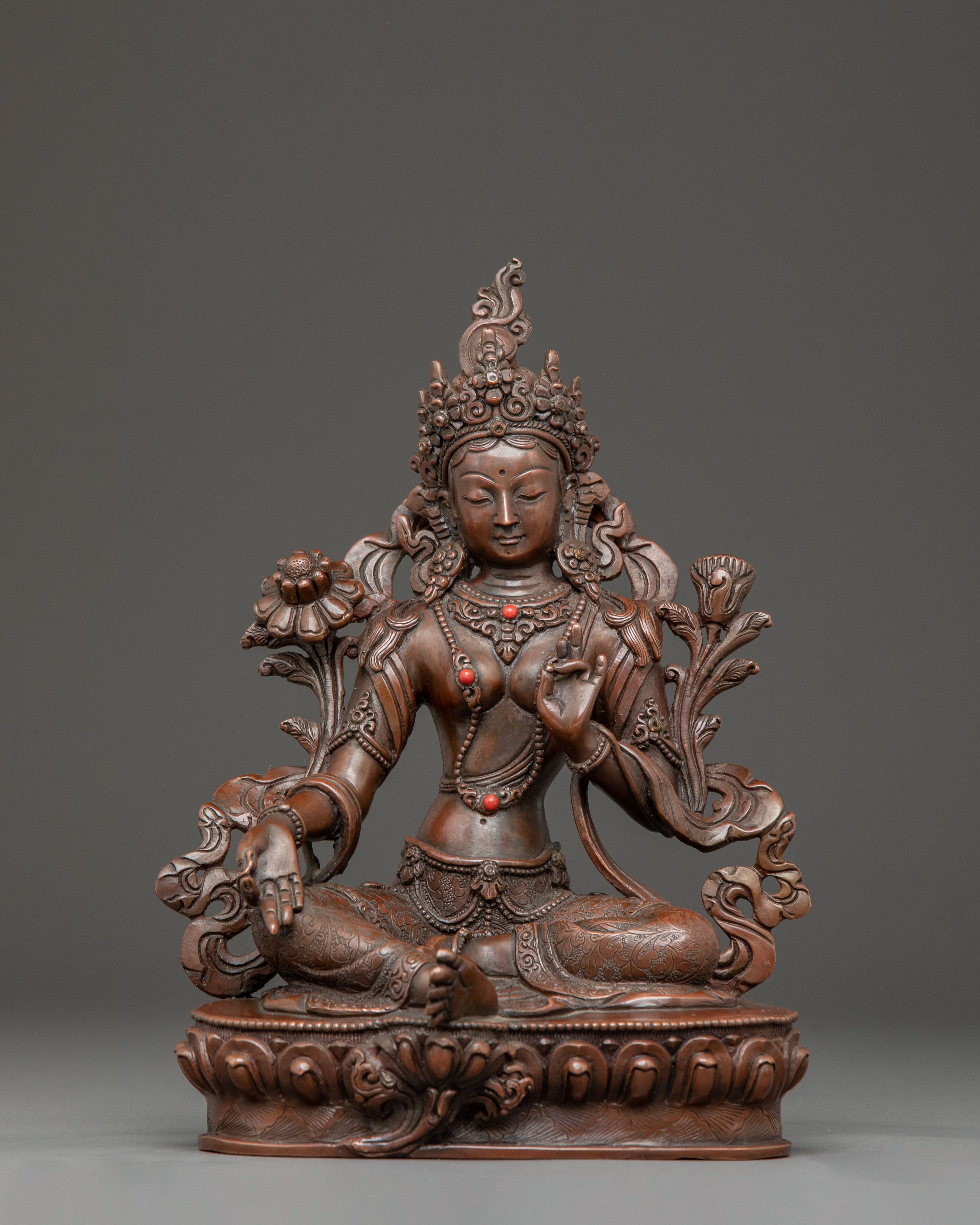 Handmade Bodhisattva Set for Altar Decor | Tibetan Buddhist Deity Collection