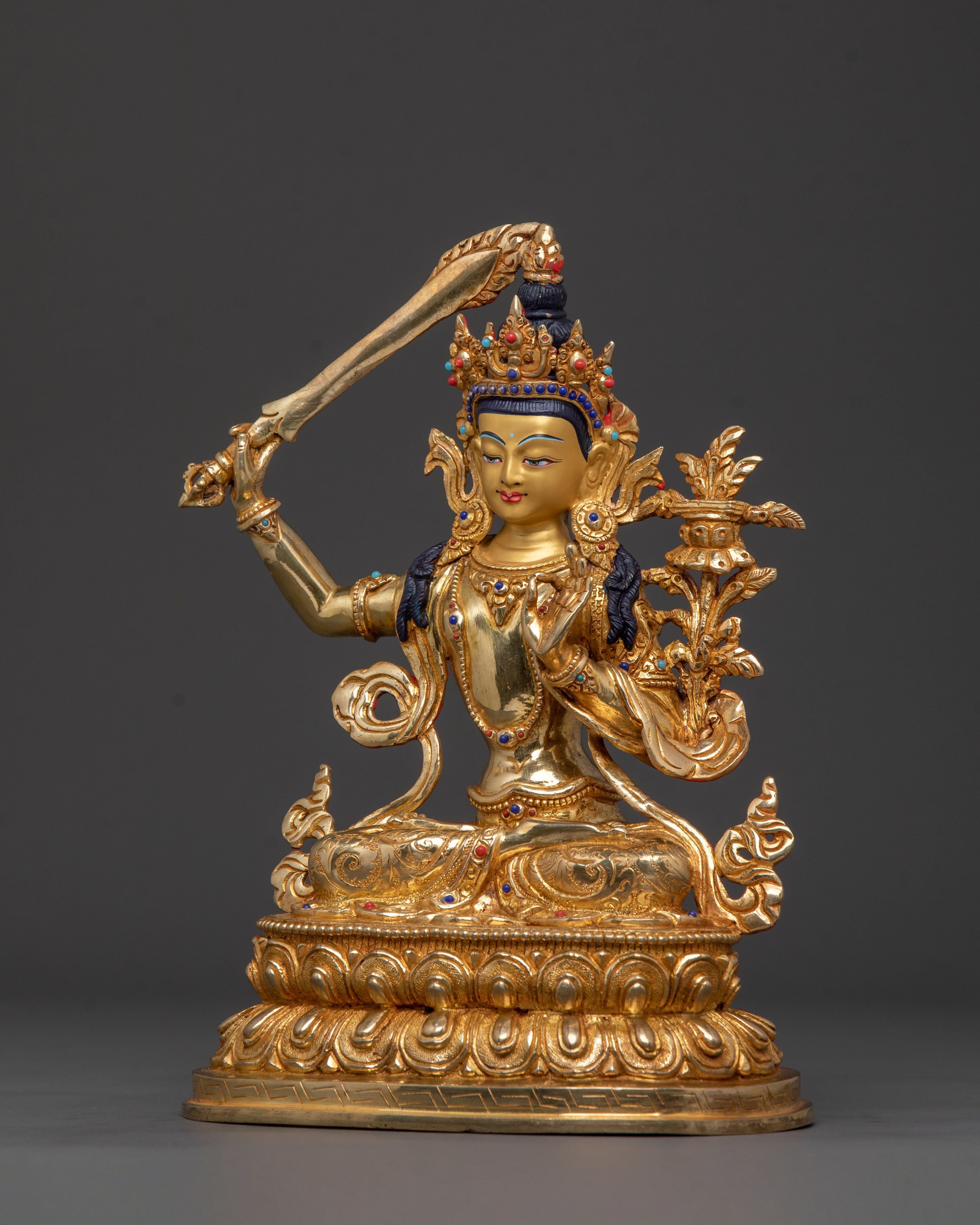 Manjushri Sacred Statue | Symbol of Supreme Wisdom