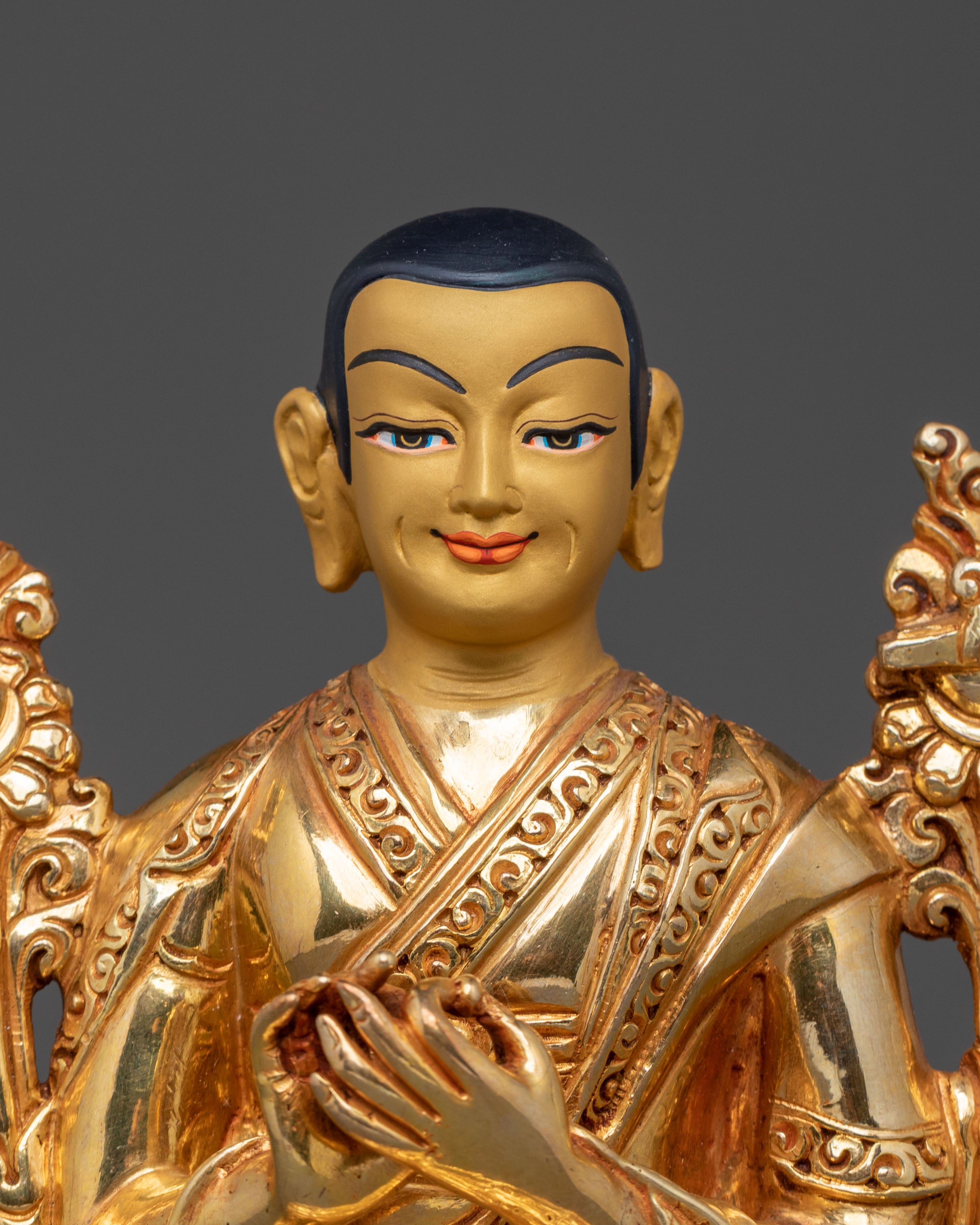 Tsongkhapa with Disciples Statue Set