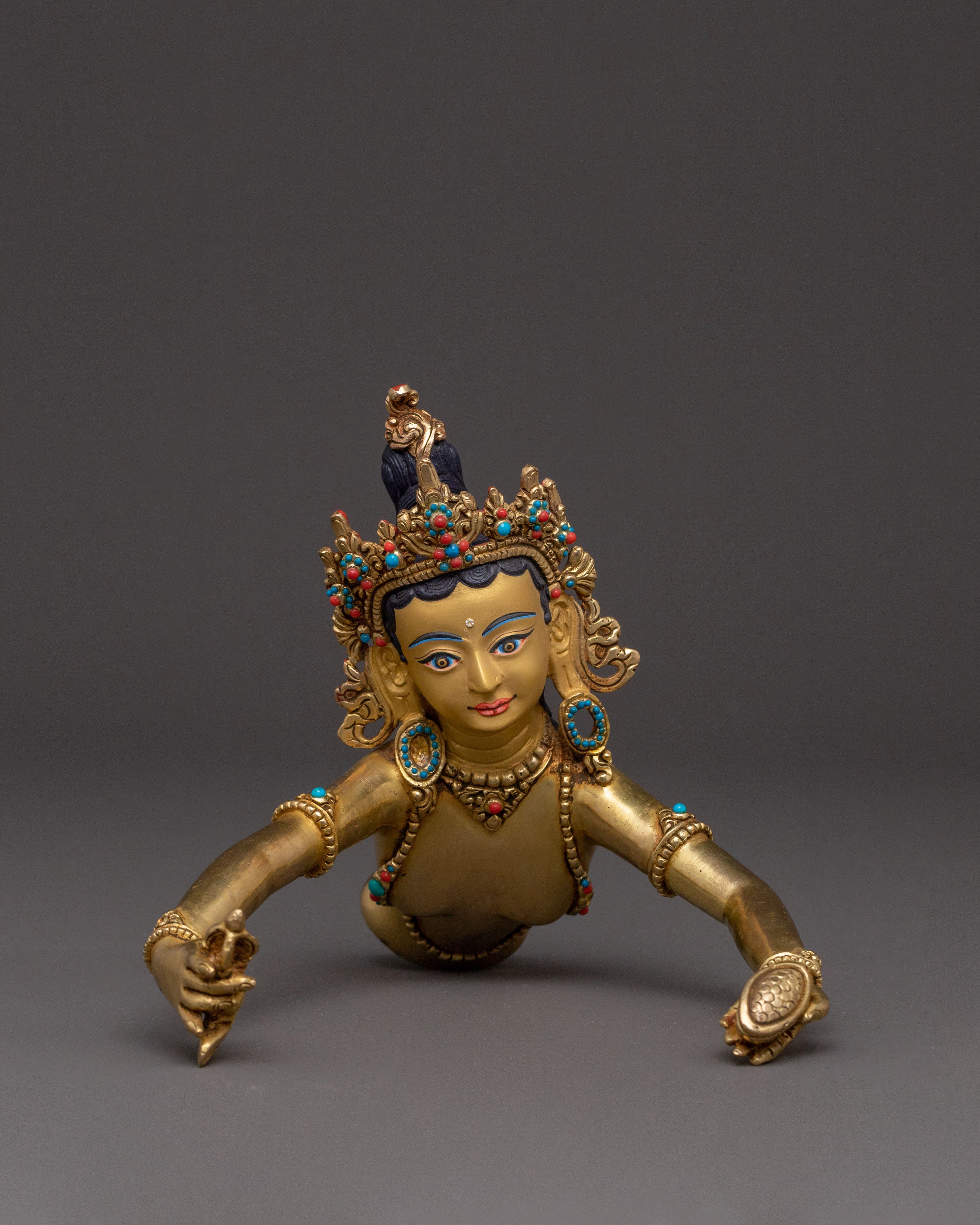 Vajrasattva Statue with Vajragarvi | Divine Figure