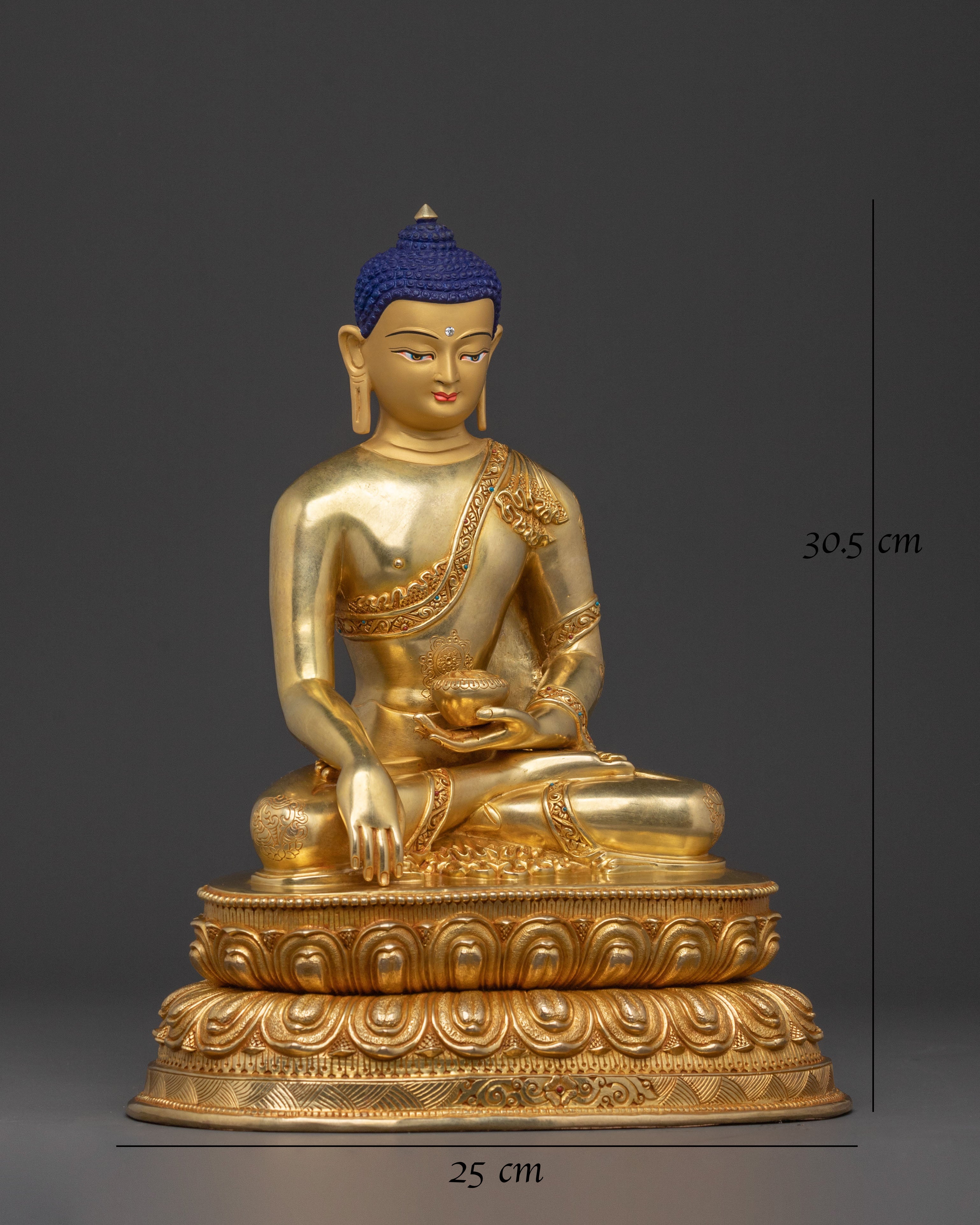 Shakyamuni Buddha Golden Statue | Sacred Decor