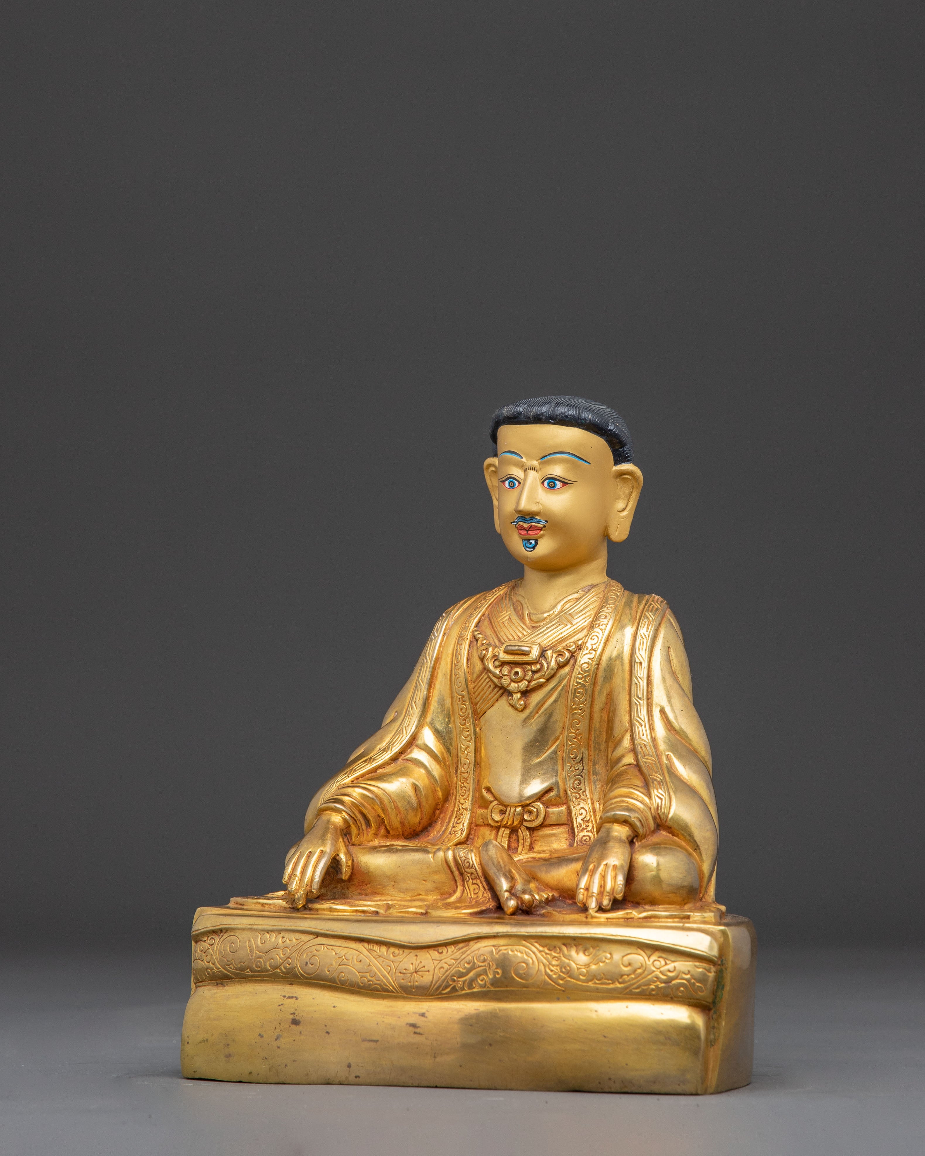 Handmade Marpha Sculpture | Tibetan Buddhist Master