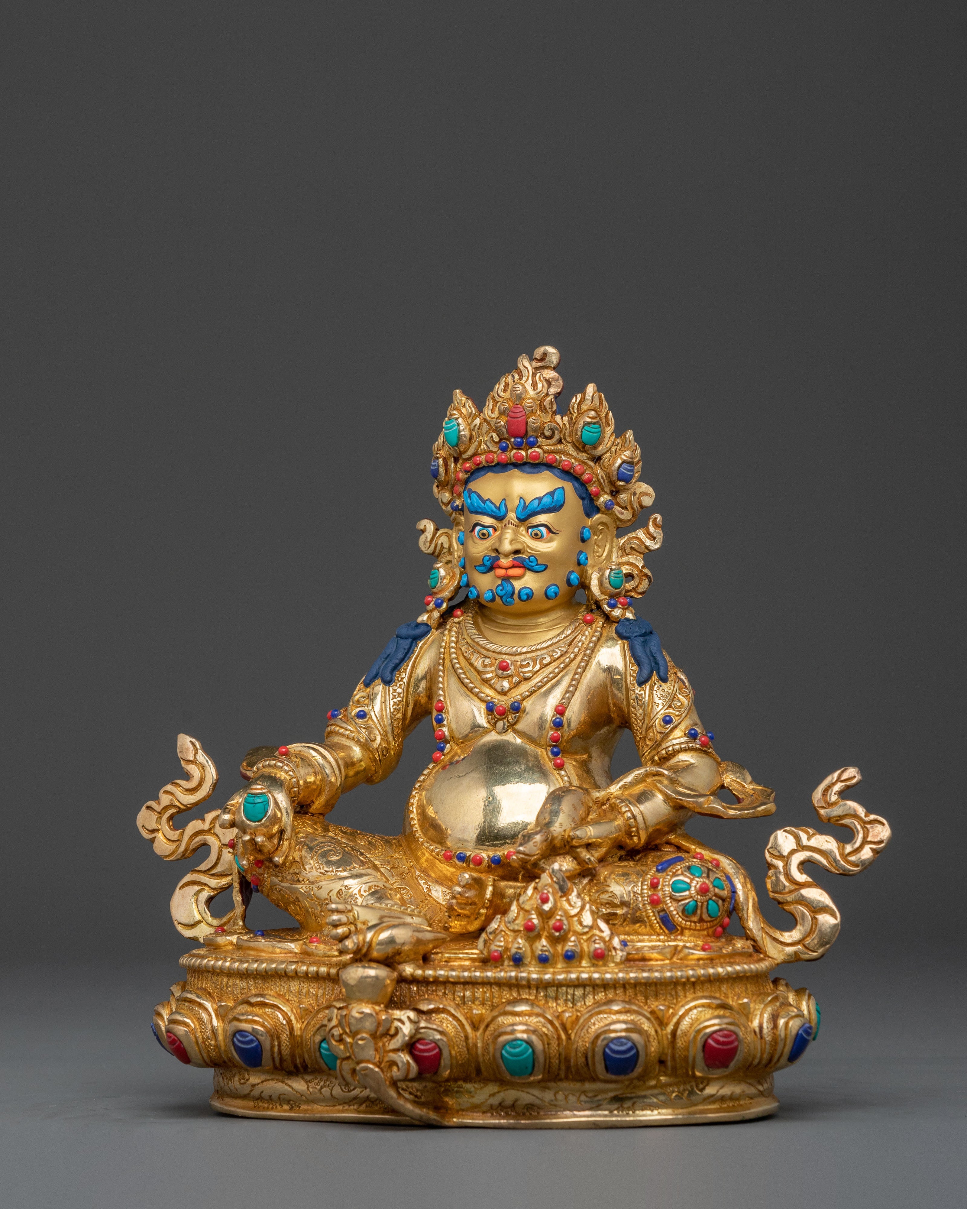 Dzambhala Yellow Wealth Deity Statue