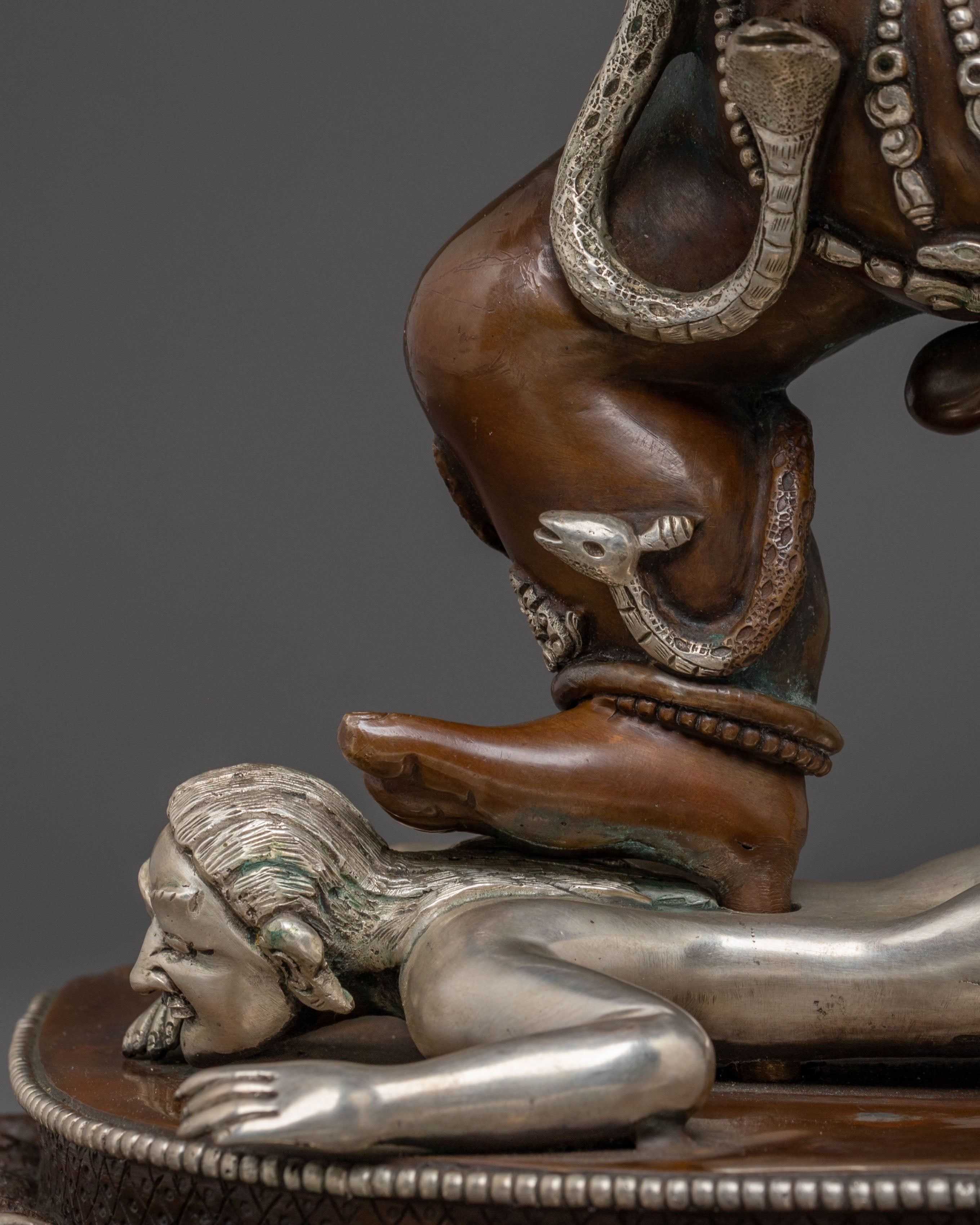 Black Dzambhala Handcrafted Statue – Oxidized Copper