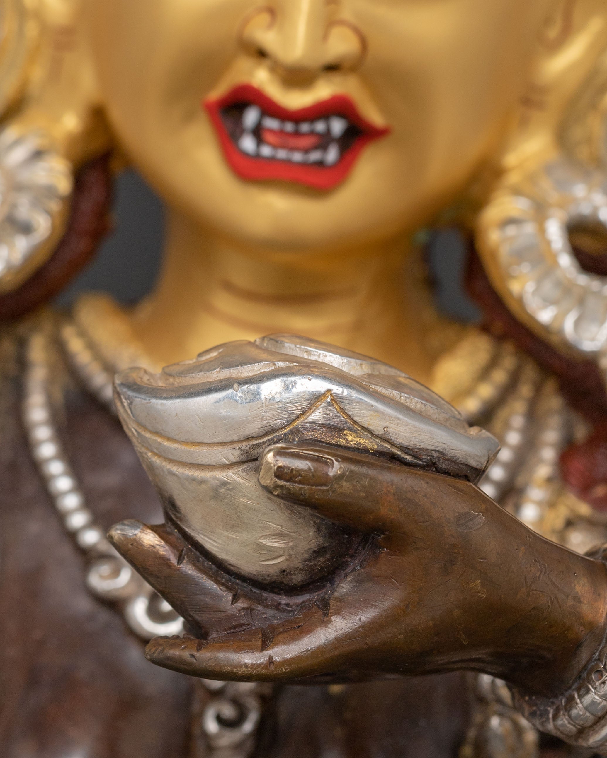 Handcrafted Dorje Phagmo Statue: Home Decor