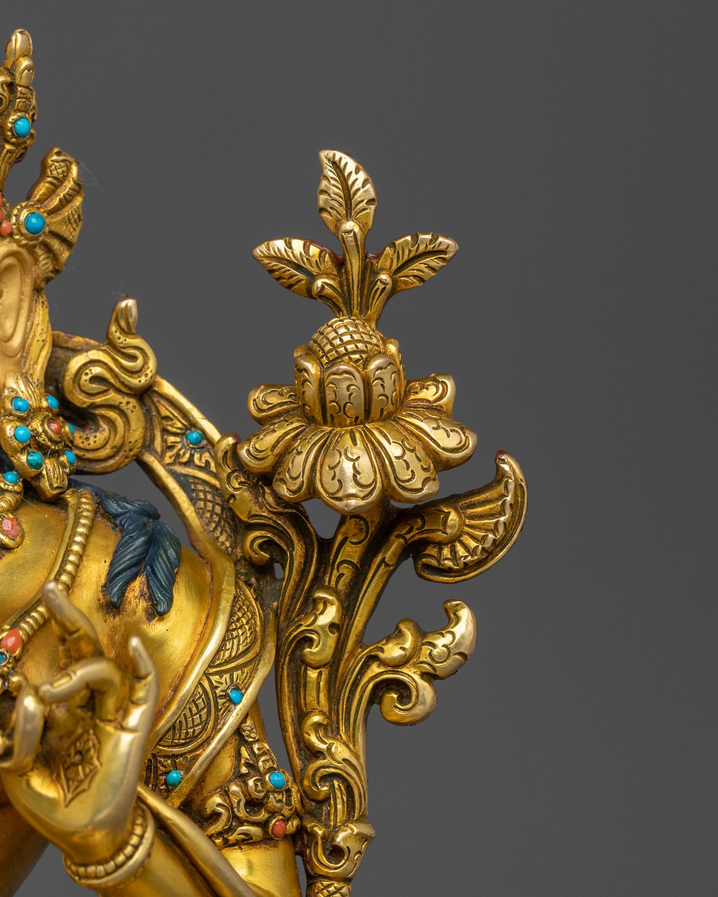Green Tara Sculpture | Healing Goddess