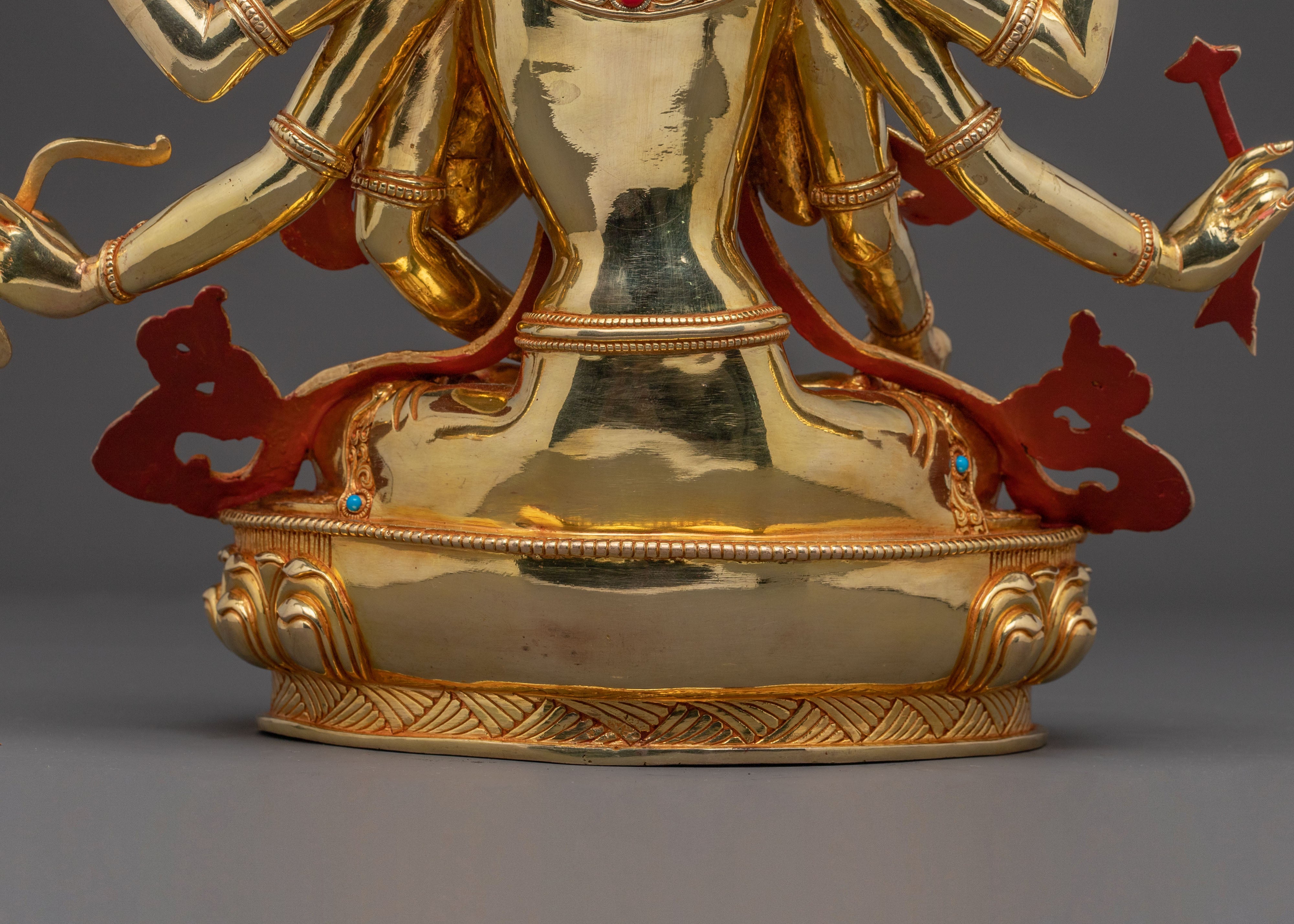 Namgyalma Copper Handcrafted Statue | 24K Gold Gilded Statue