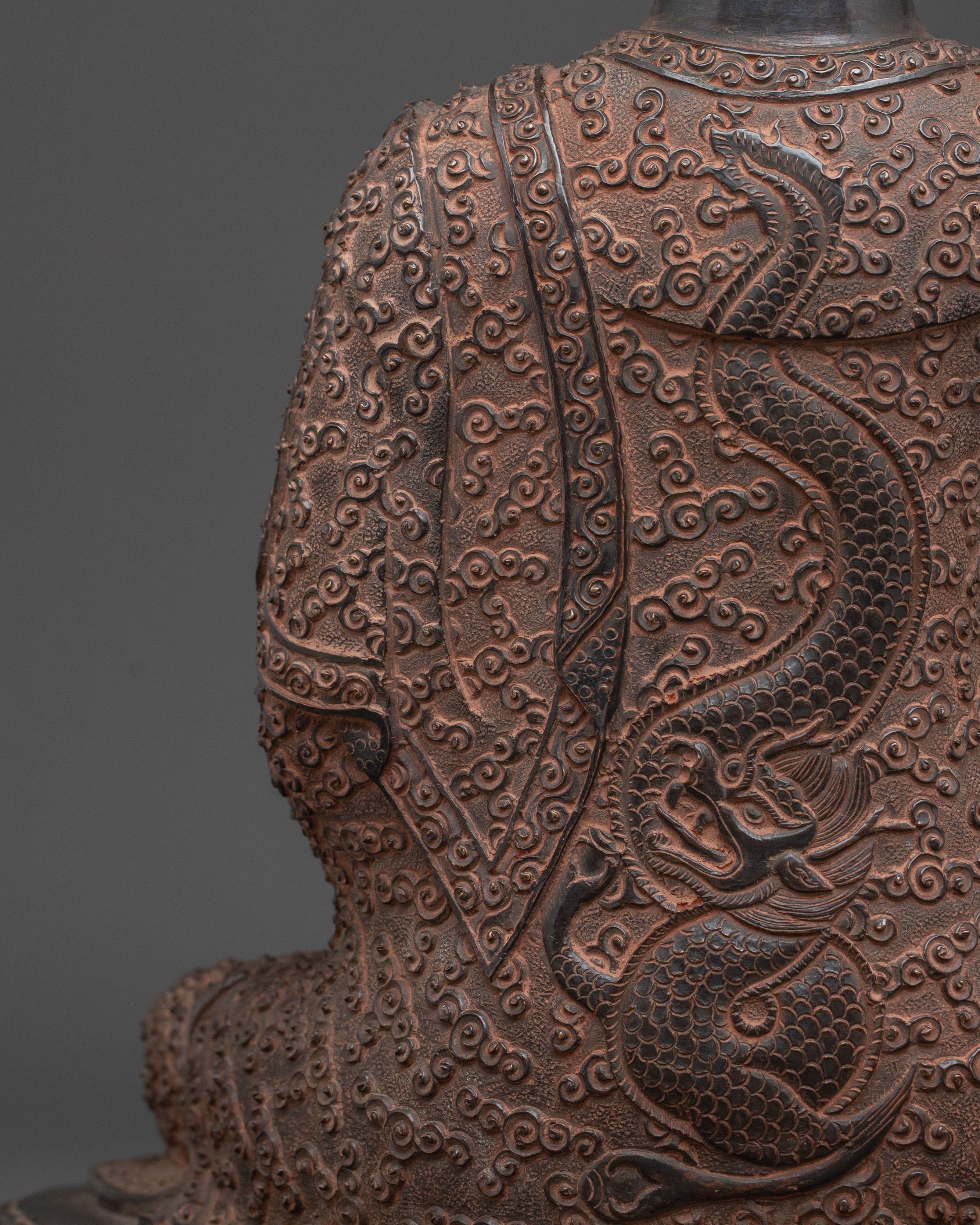 Shakyamuni Buddha Sculpture | Oxidized Copper Artistry