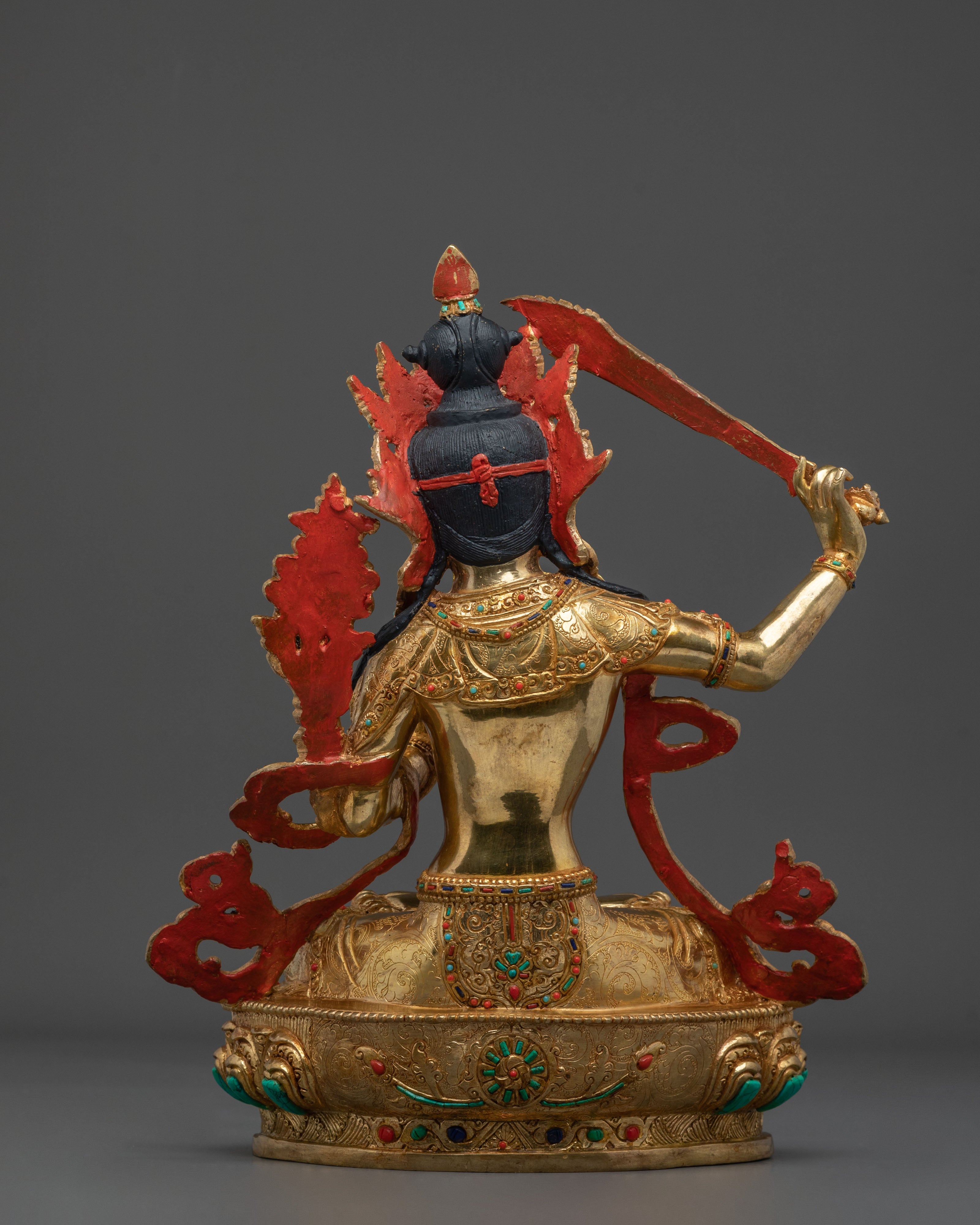 Manjushri Statue: Lotus of Wisdom