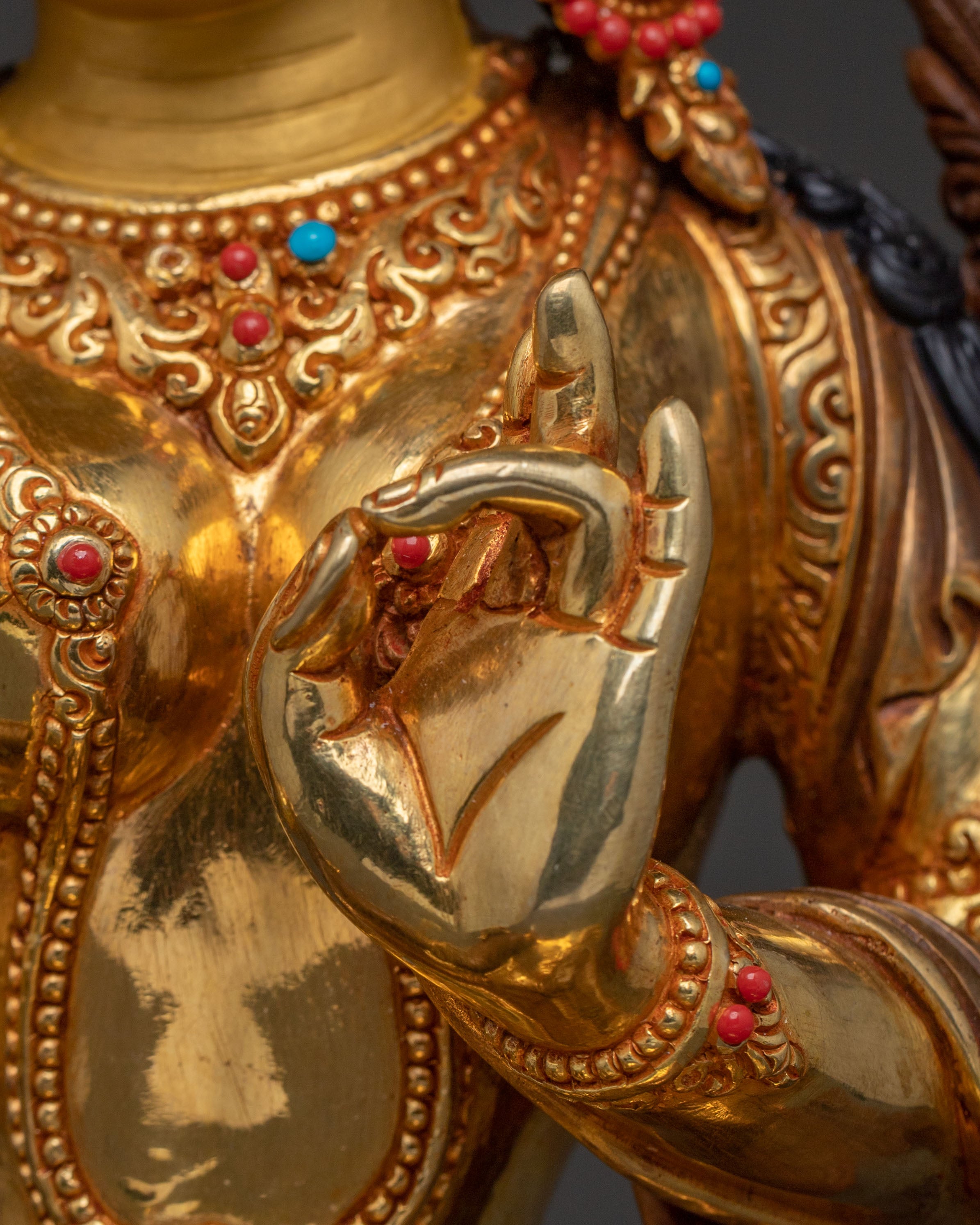 Green Tara Blessing Statue | Protector Figure